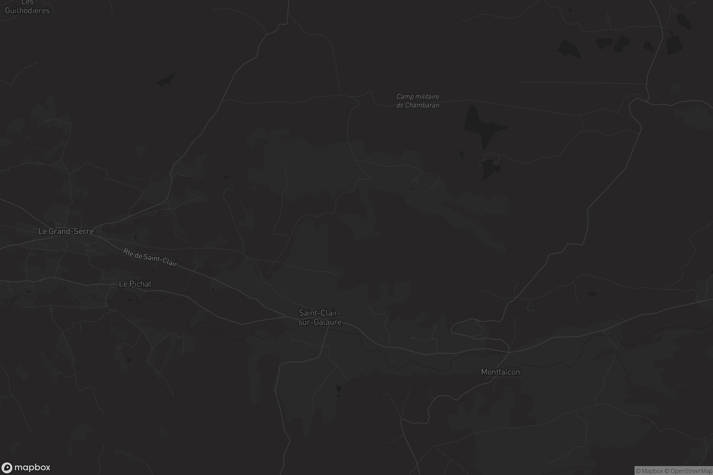 Carte de Saint-Clair-sur-Galaure