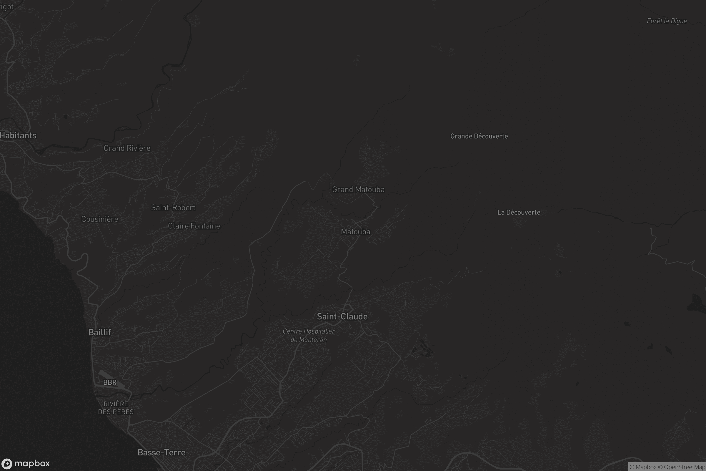 Carte de Saint-Claude