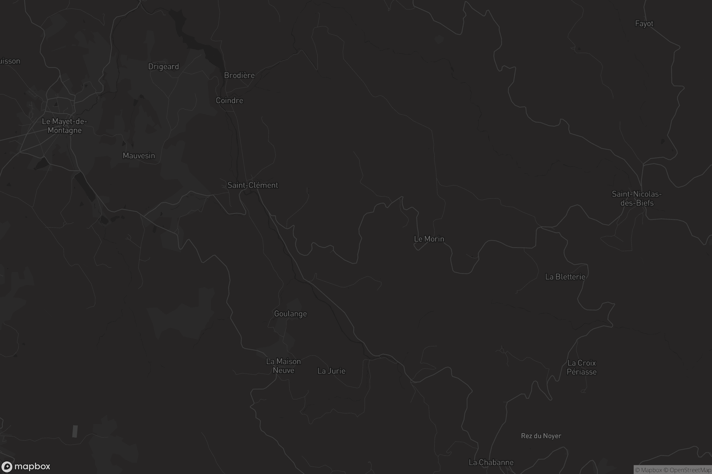 Carte de Saint-Clément