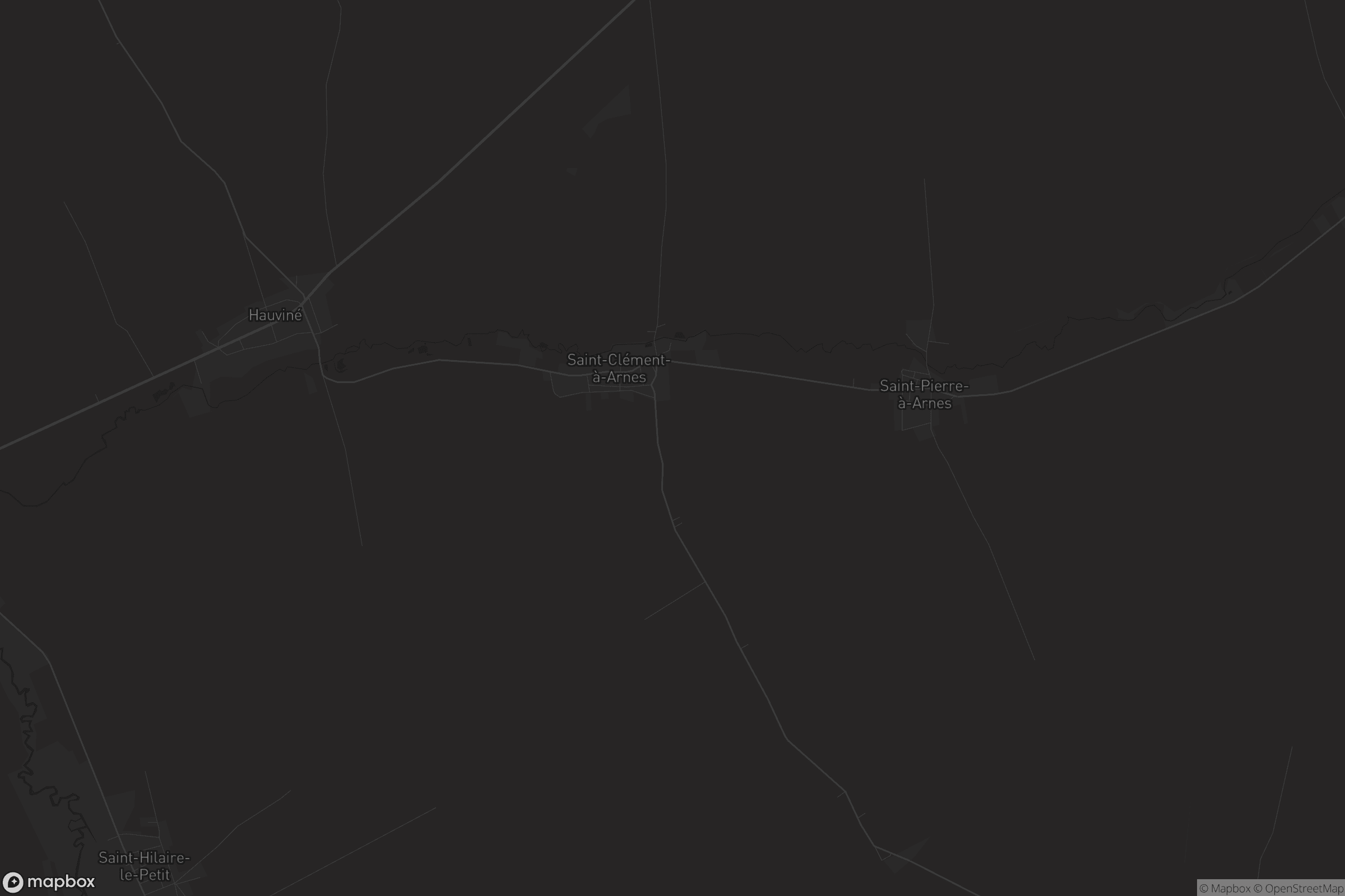 Carte de Saint-Clément-à-Arnes