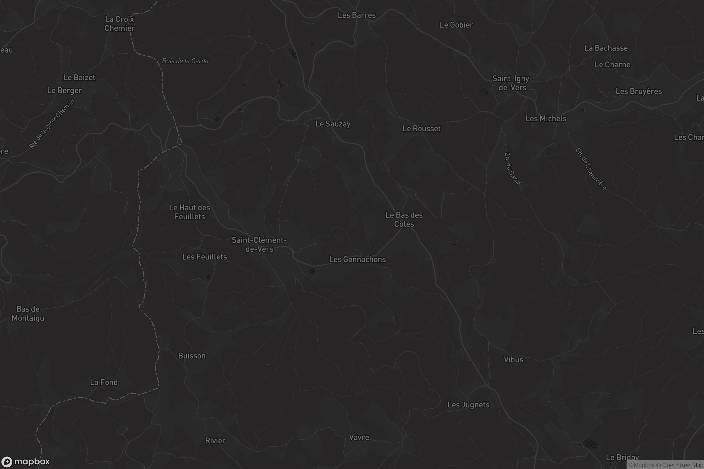 Carte de Saint-Clément-de-Vers