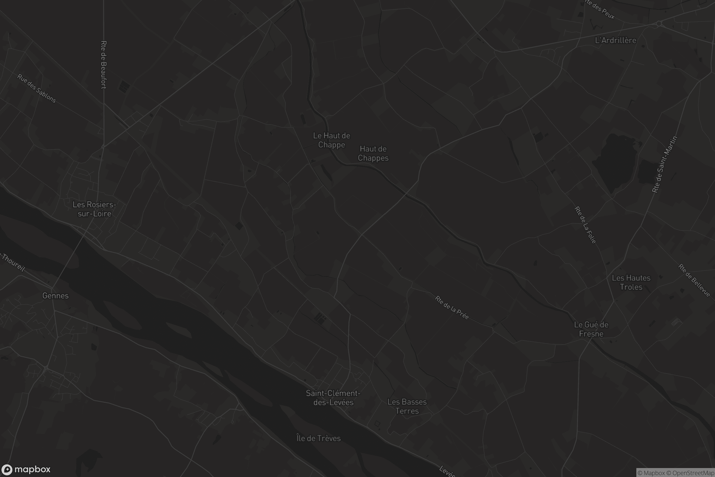 Carte de Saint-Clément-des-Levées