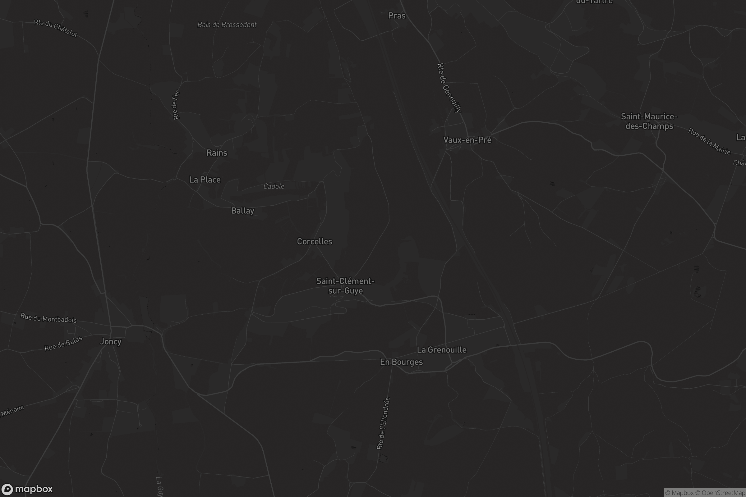 Carte de Saint-Clément-sur-Guye