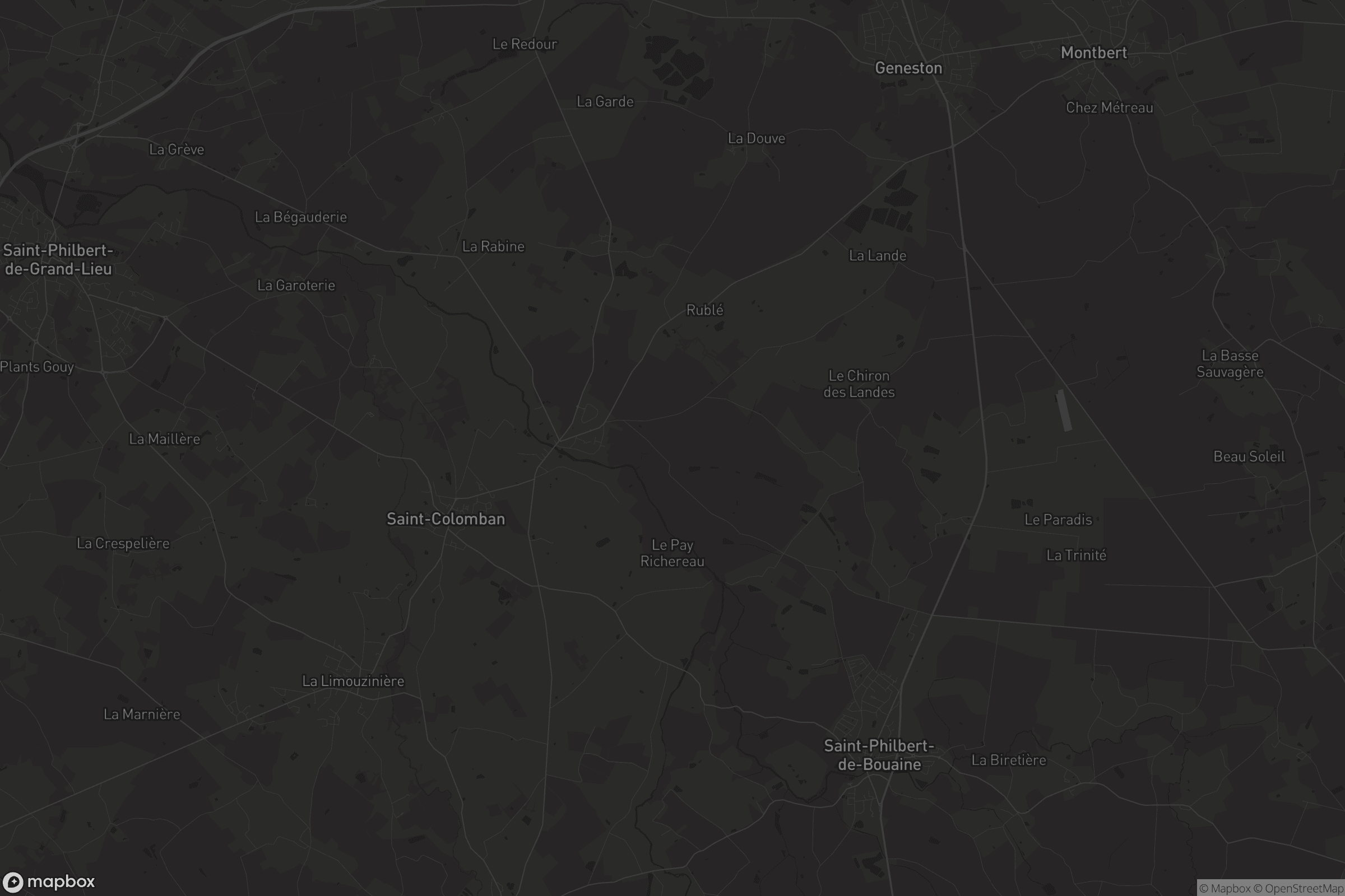 Carte de Saint-Colomban