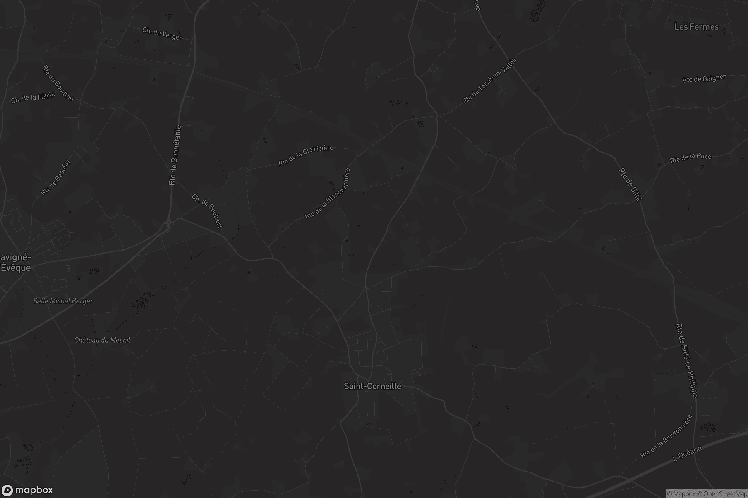 Carte de Saint-Corneille