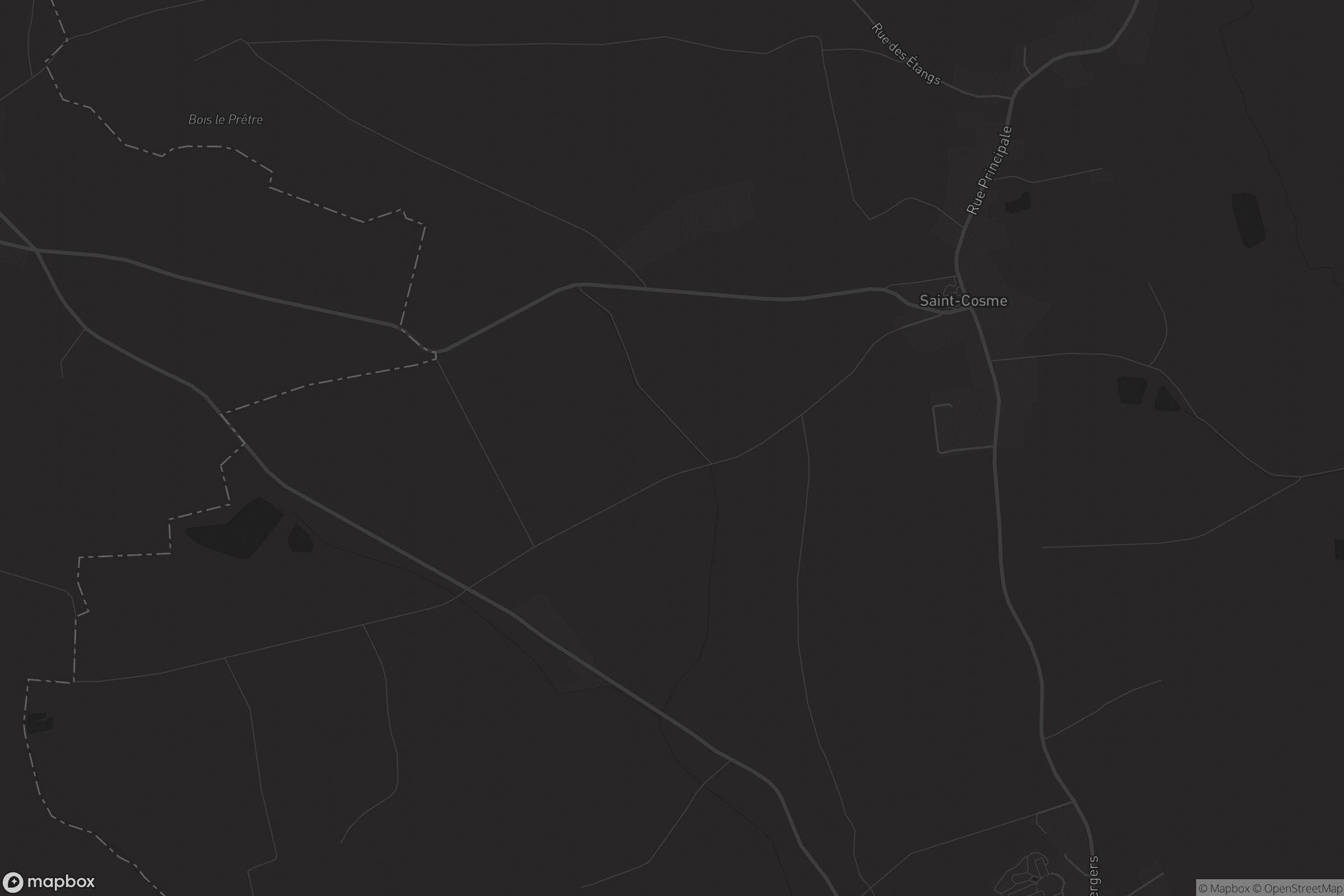 Carte de Saint-Cosme