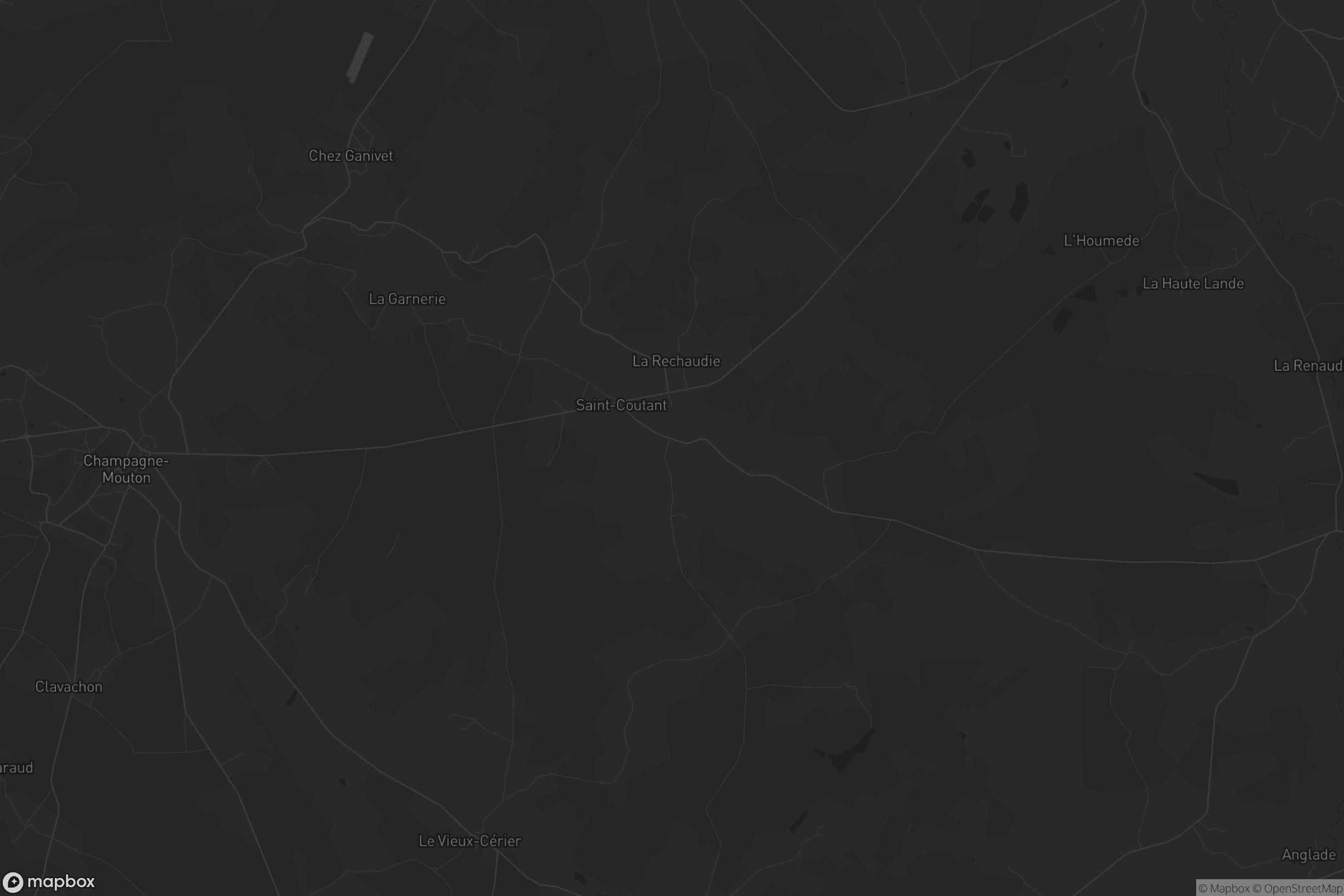 Carte de Saint-Coutant