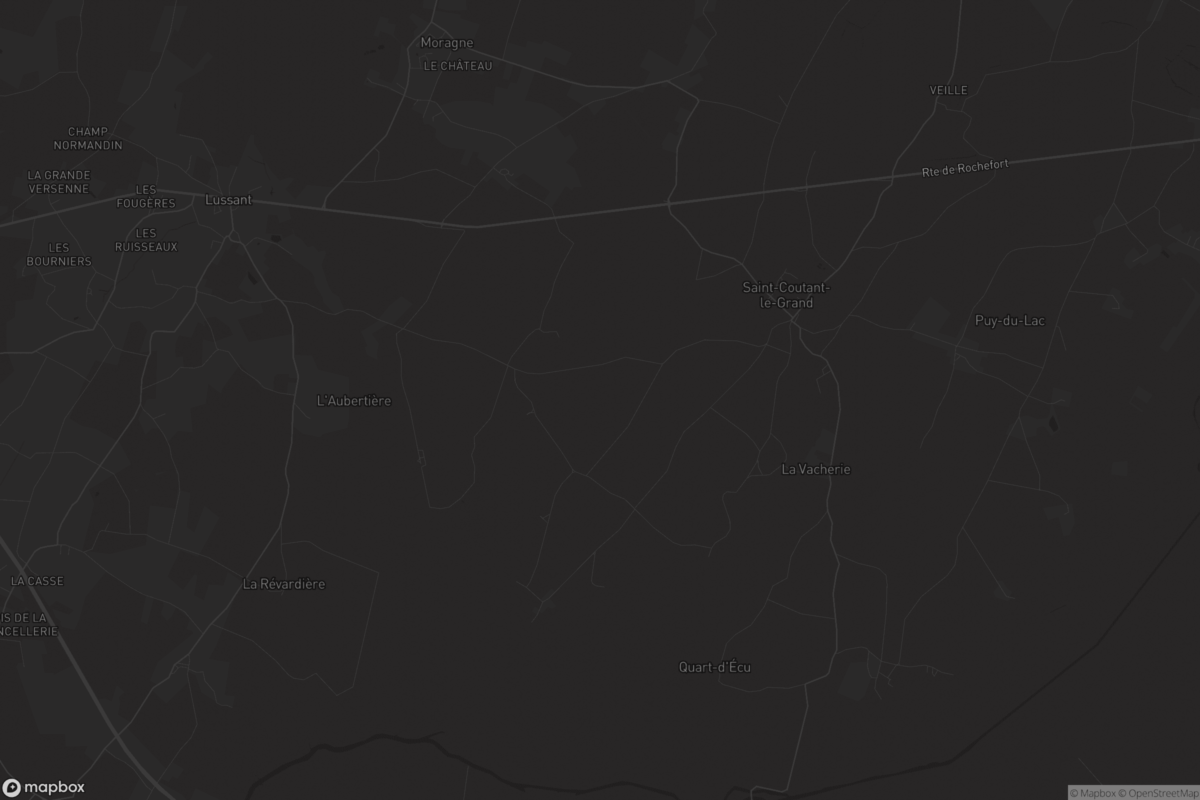 Carte de Saint-Coutant-le-Grand