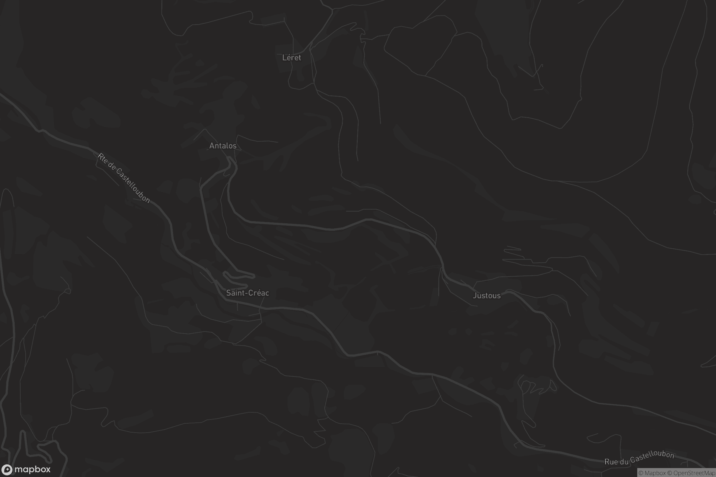 Carte de Saint-Créac