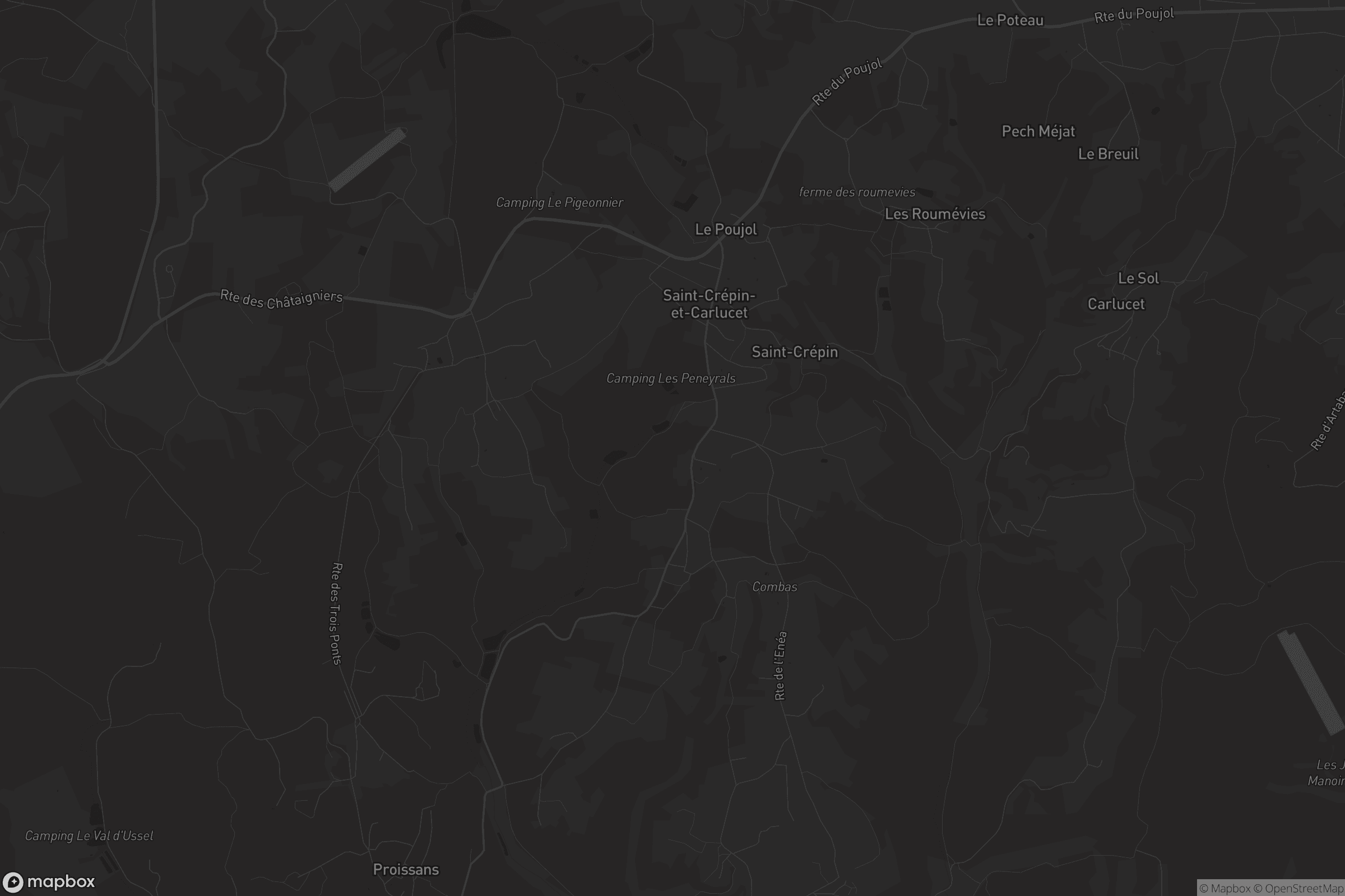 Carte de Saint-Crépin-et-Carlucet