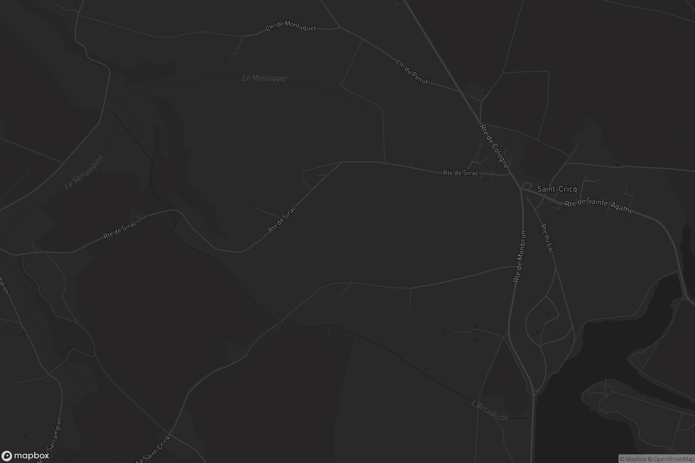 Carte de Saint-Cricq