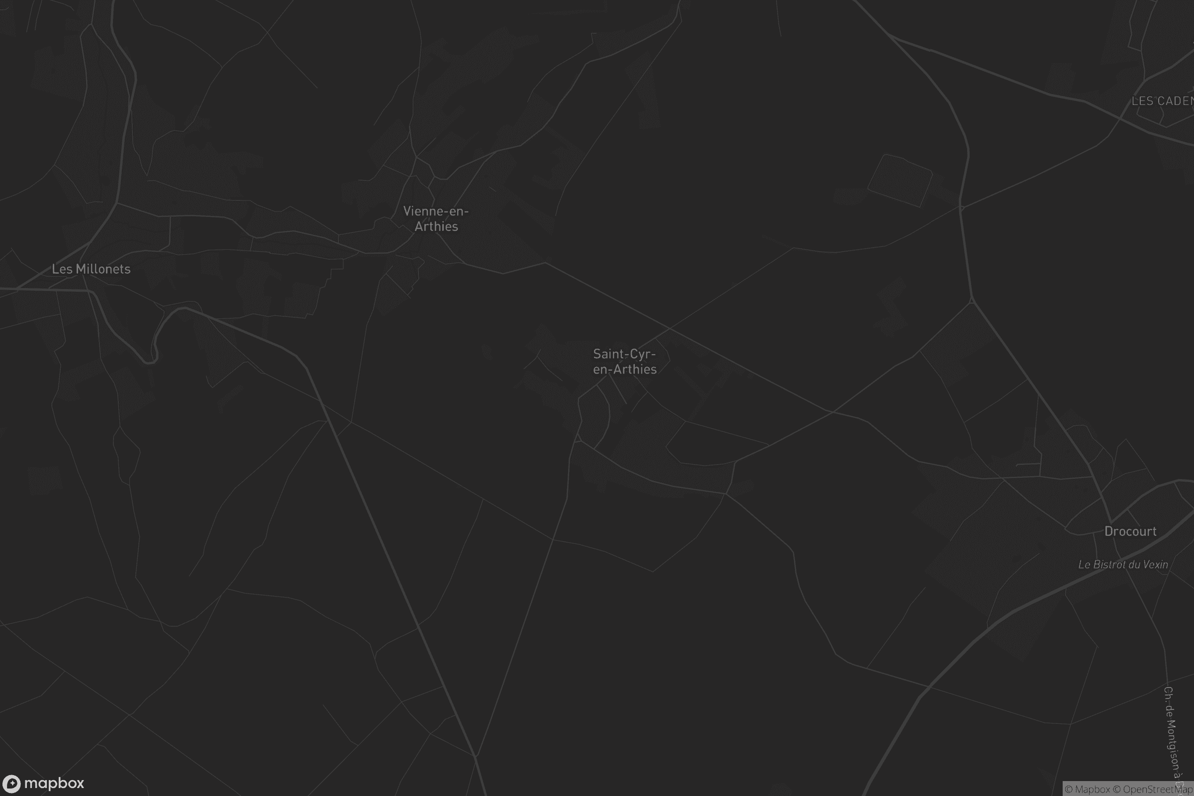 Carte de Saint-Cyr-en-Arthies