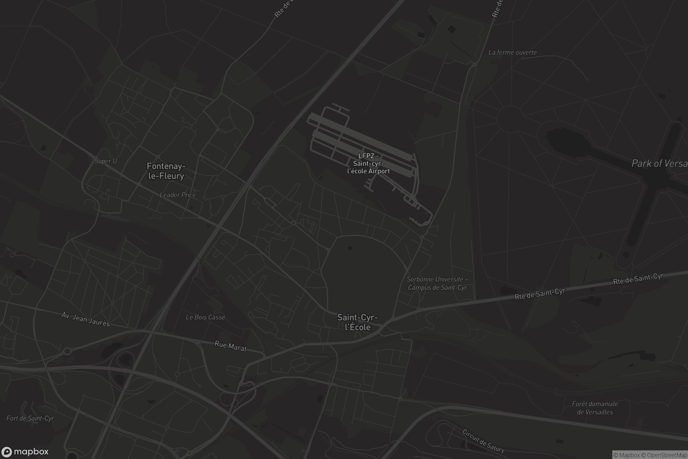 Carte de Saint-Cyr-l'École