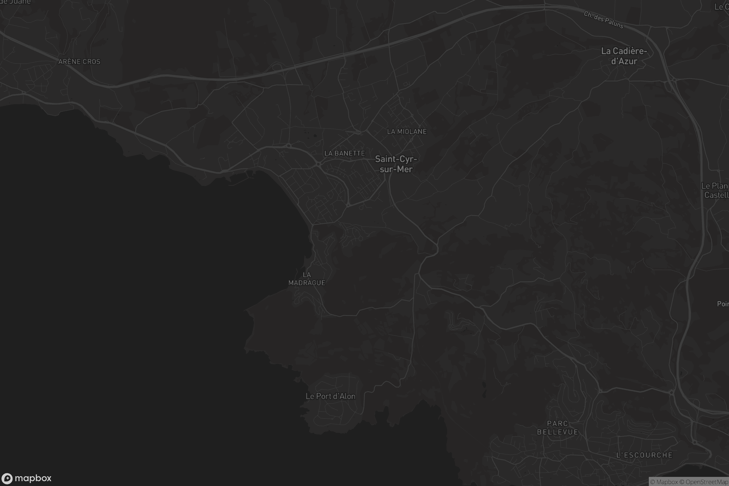 Carte de Saint-Cyr-sur-Mer