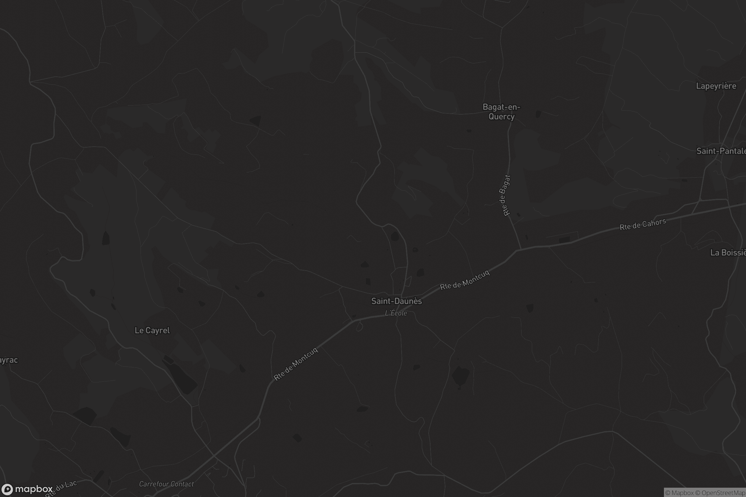 Carte de Saint-Daunès