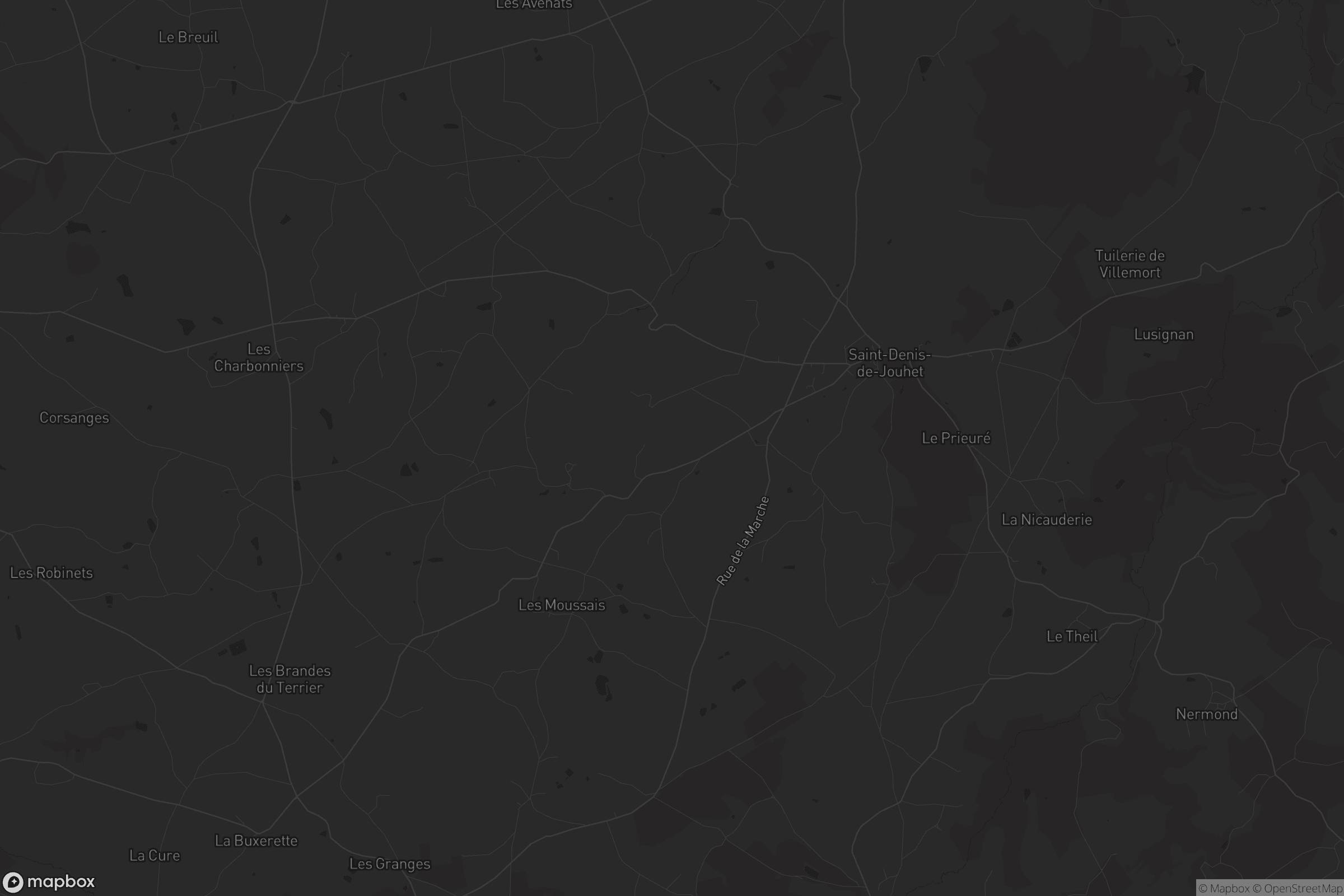 Carte de Saint-Denis-de-Jouhet