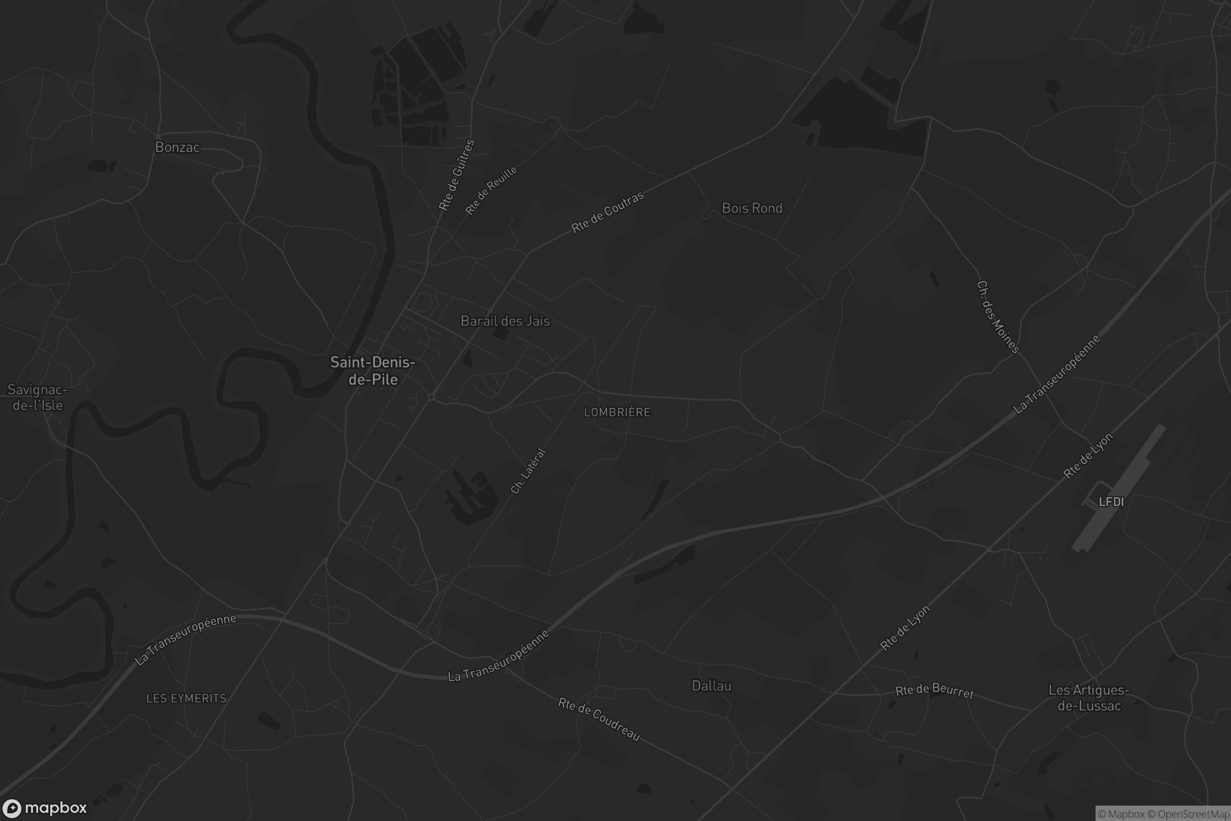 Carte de Saint-Denis-de-Pile