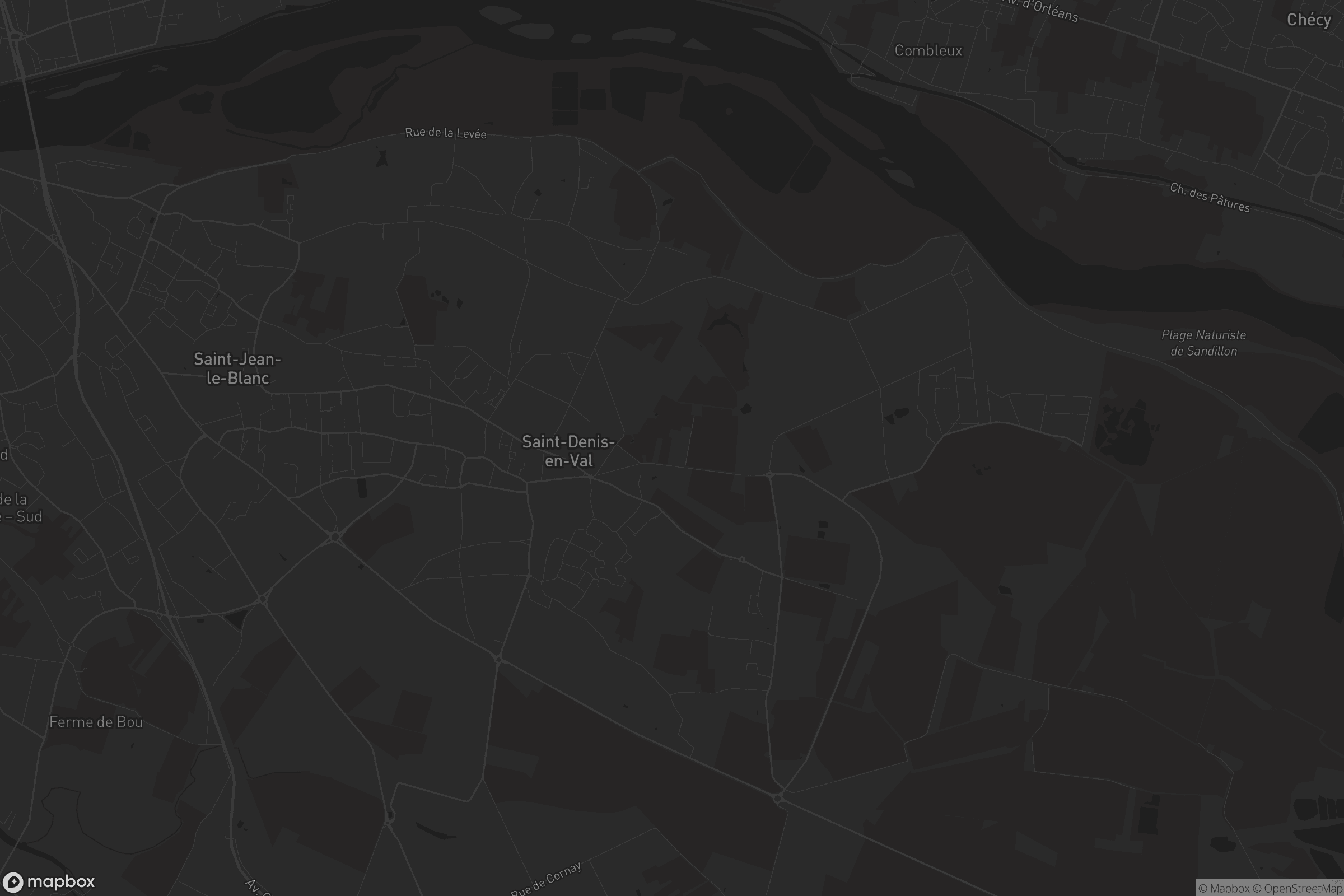 Carte de Saint-Denis-en-Val