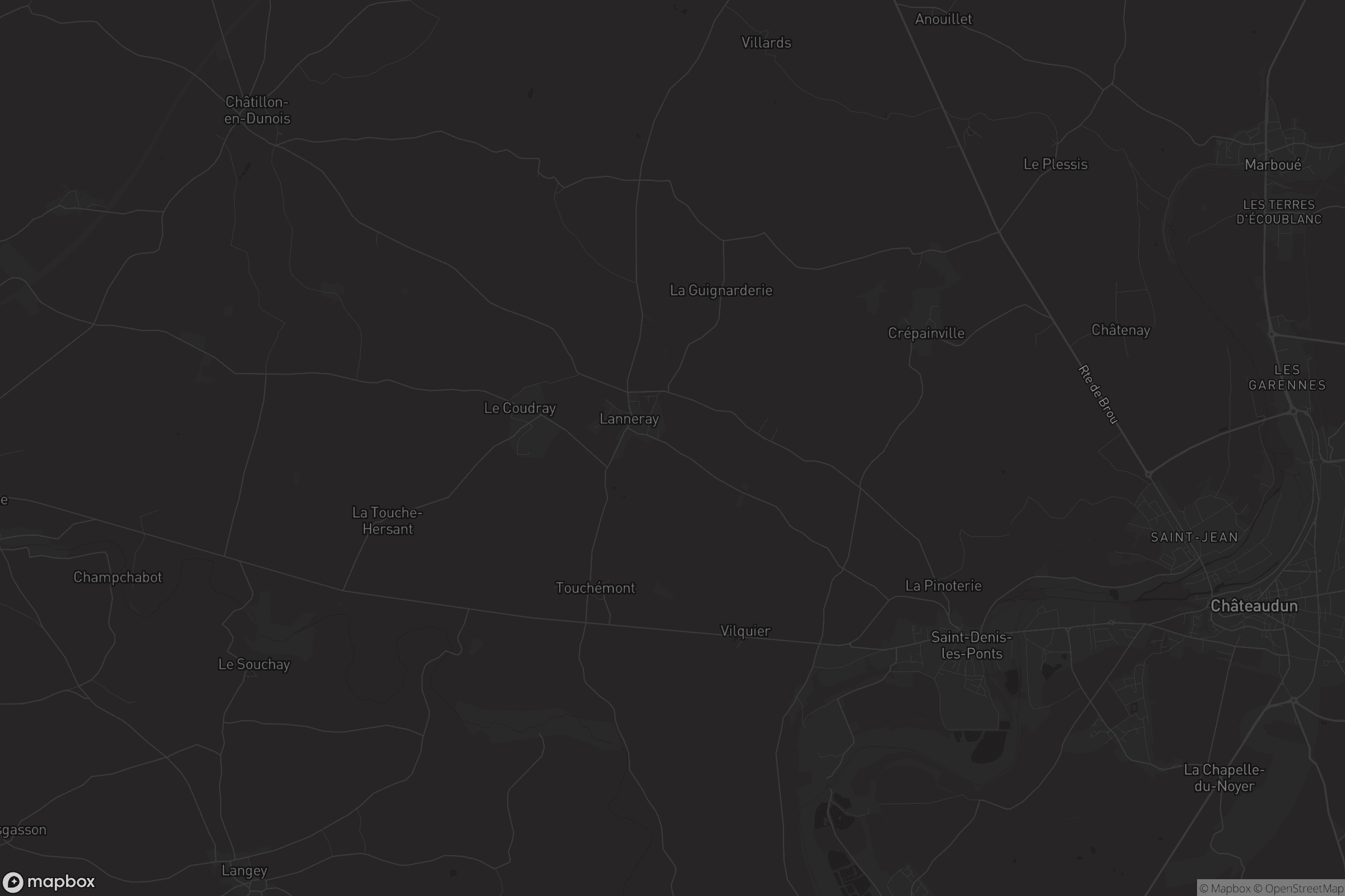 Carte de Saint-Denis-Lanneray