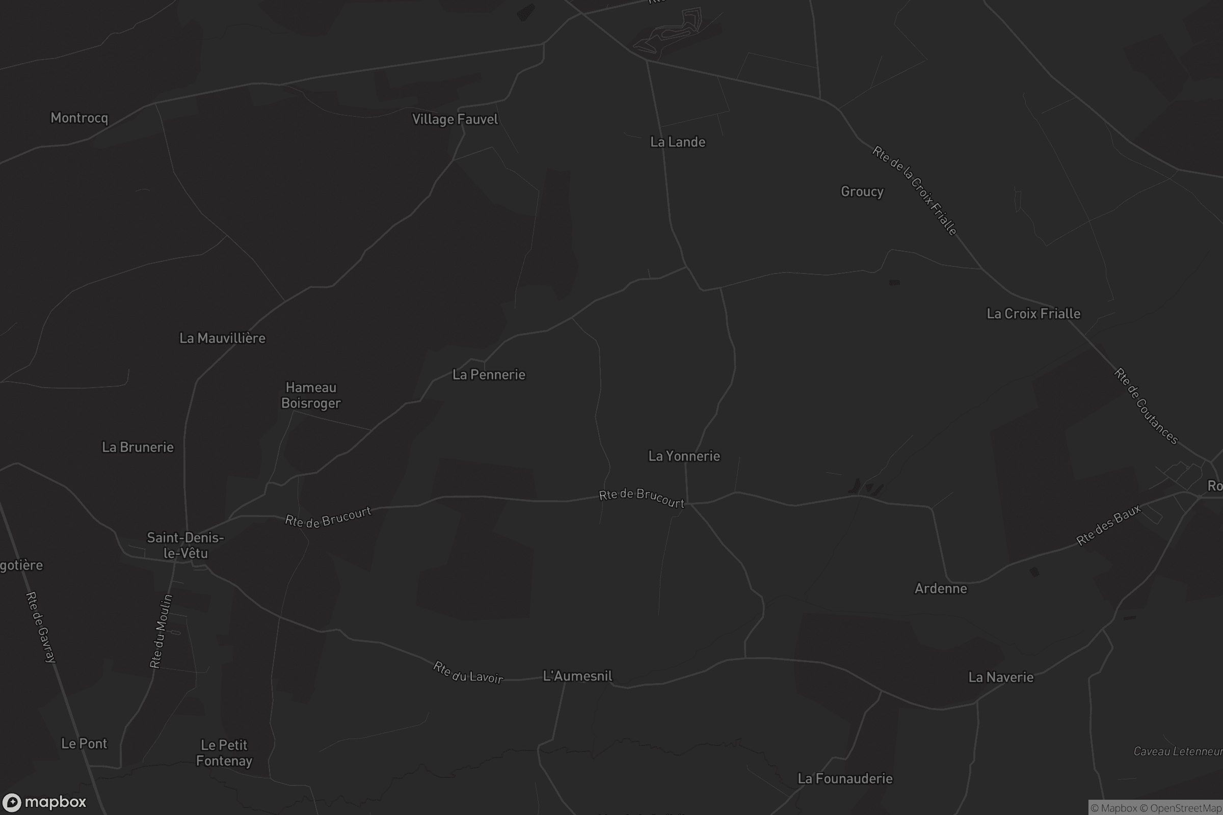 Carte de Saint-Denis-le-Vêtu