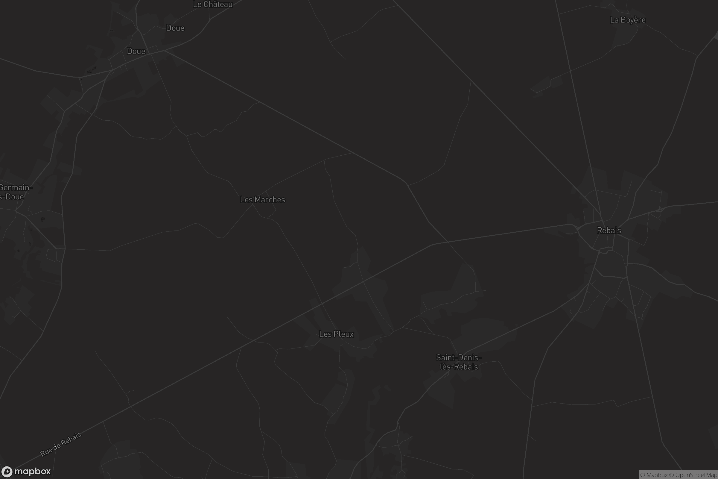 Carte de Saint-Denis-lès-Rebais