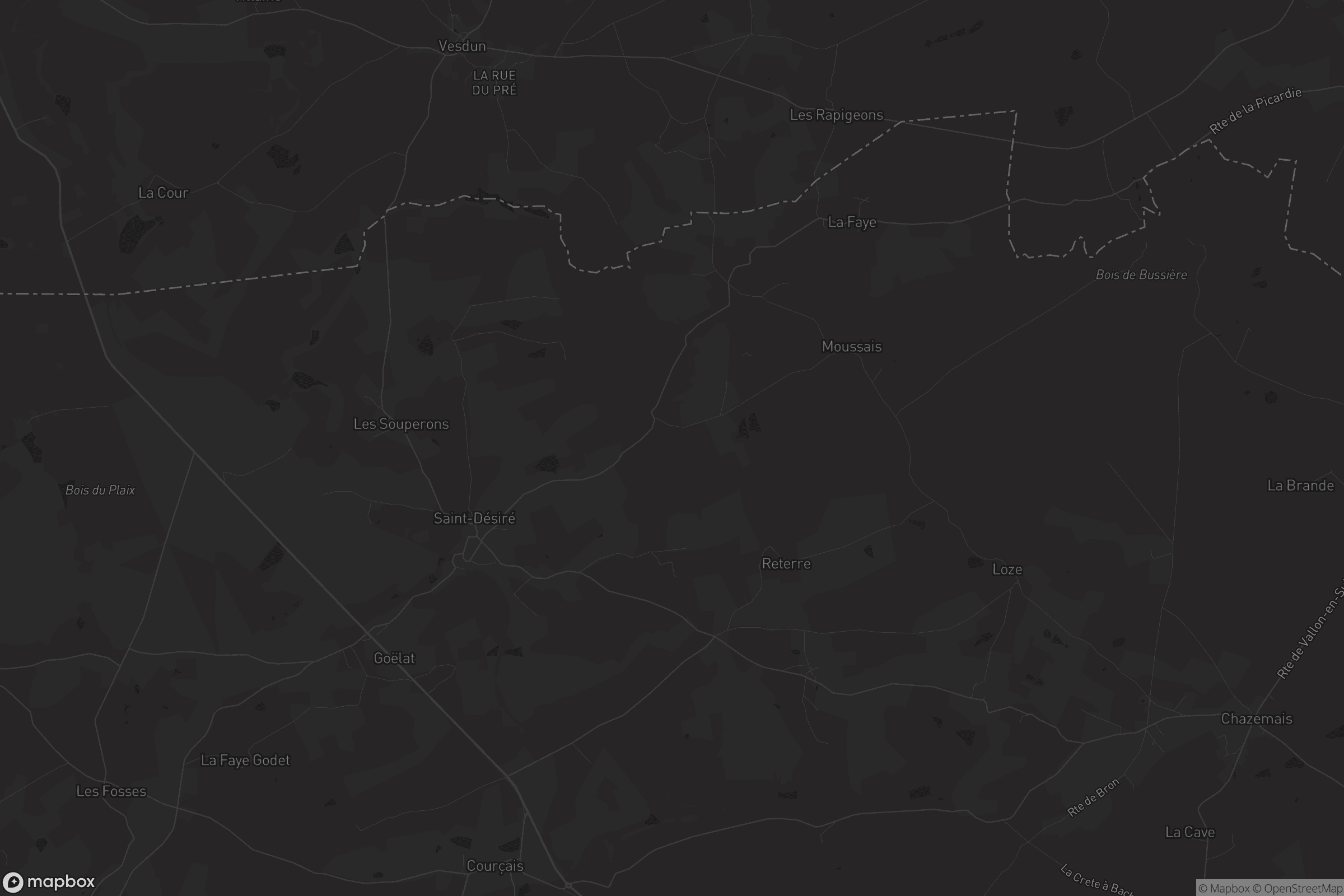 Carte de Saint-Désiré