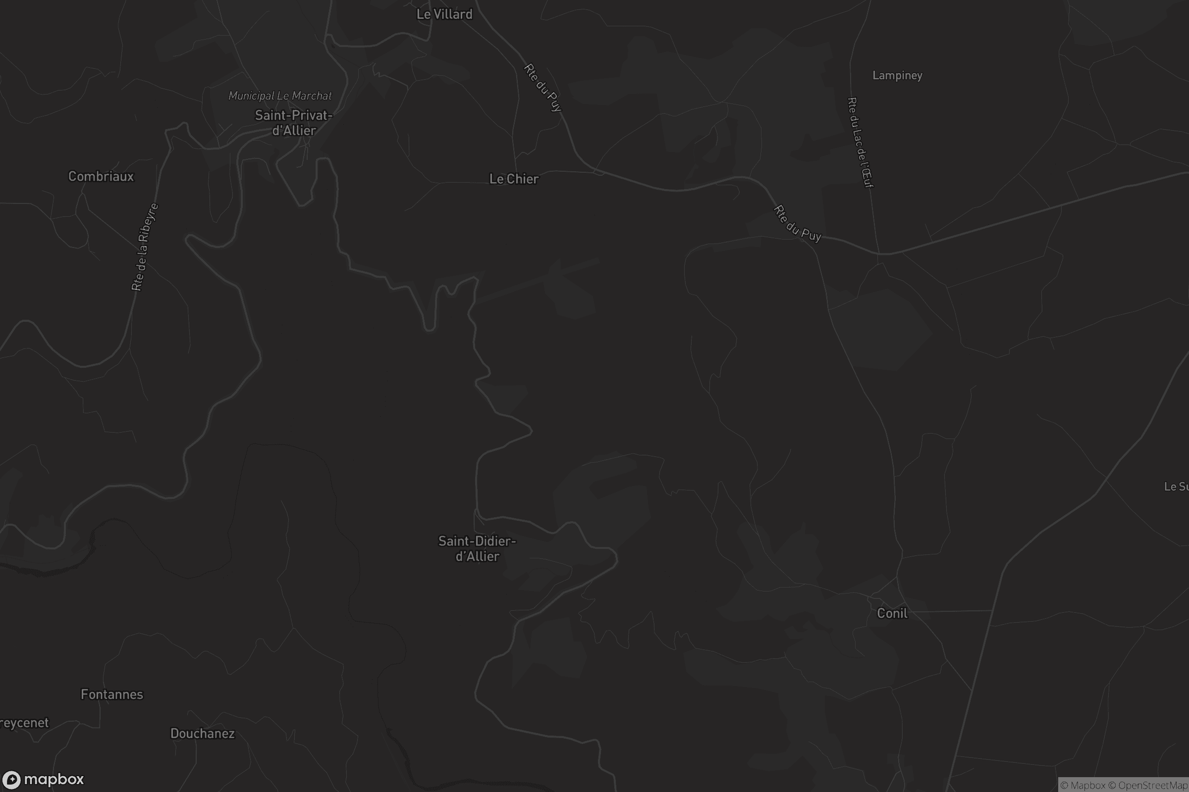 Carte de Saint-Didier-d'Allier