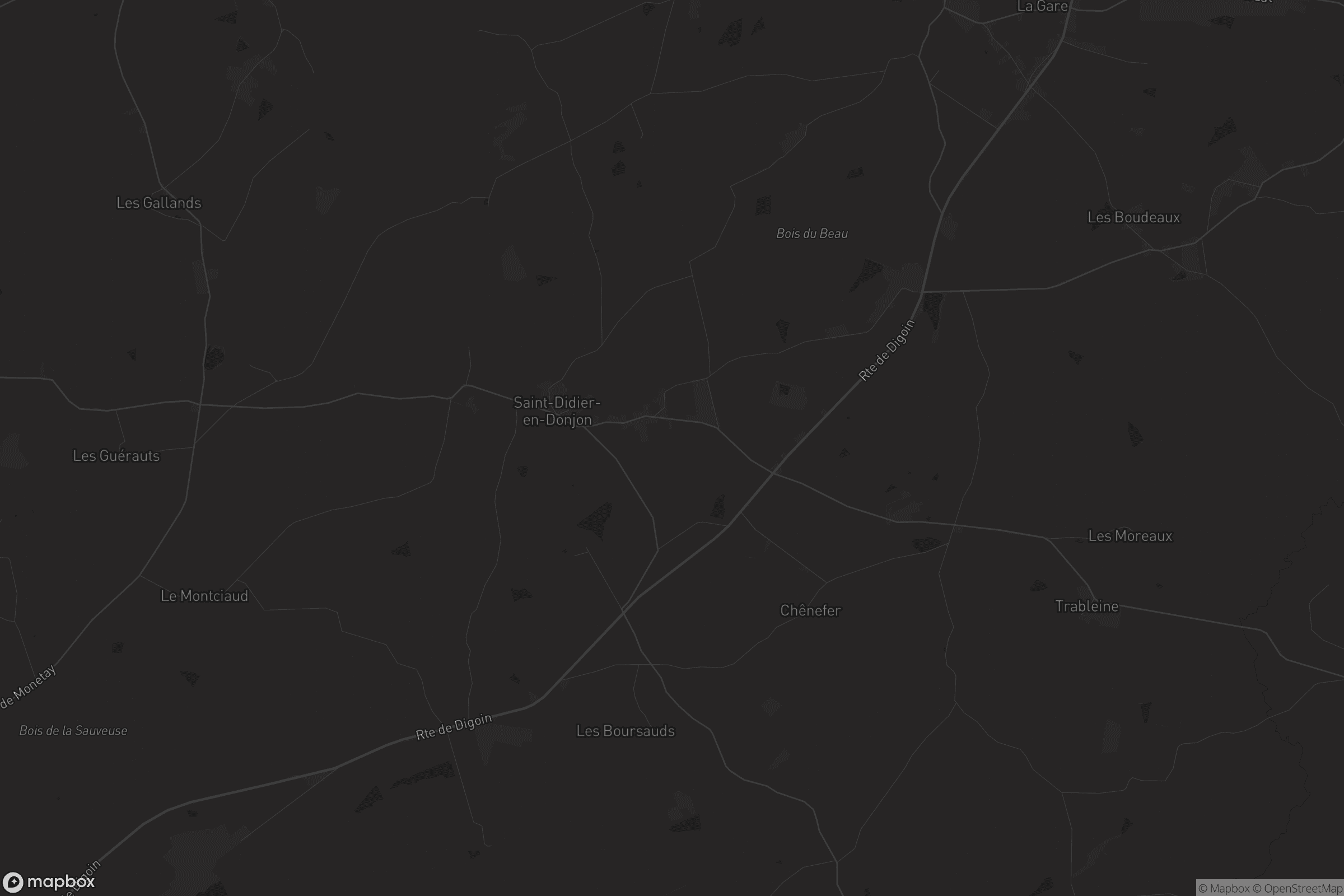 Carte de Saint-Didier-en-Donjon