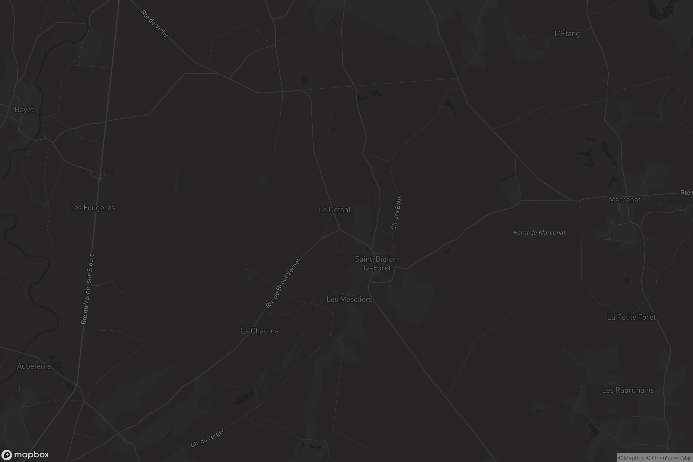 Carte de Saint-Didier-la-Forêt