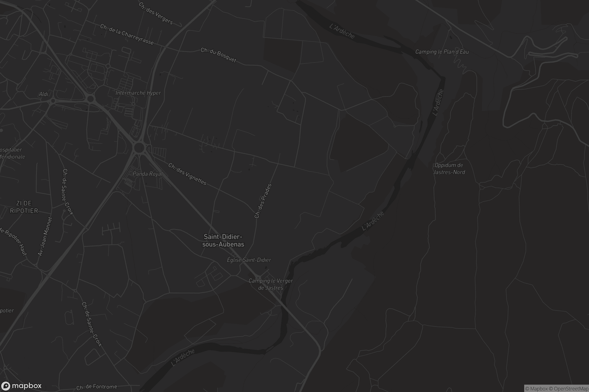 Carte de Saint-Didier-sous-Aubenas