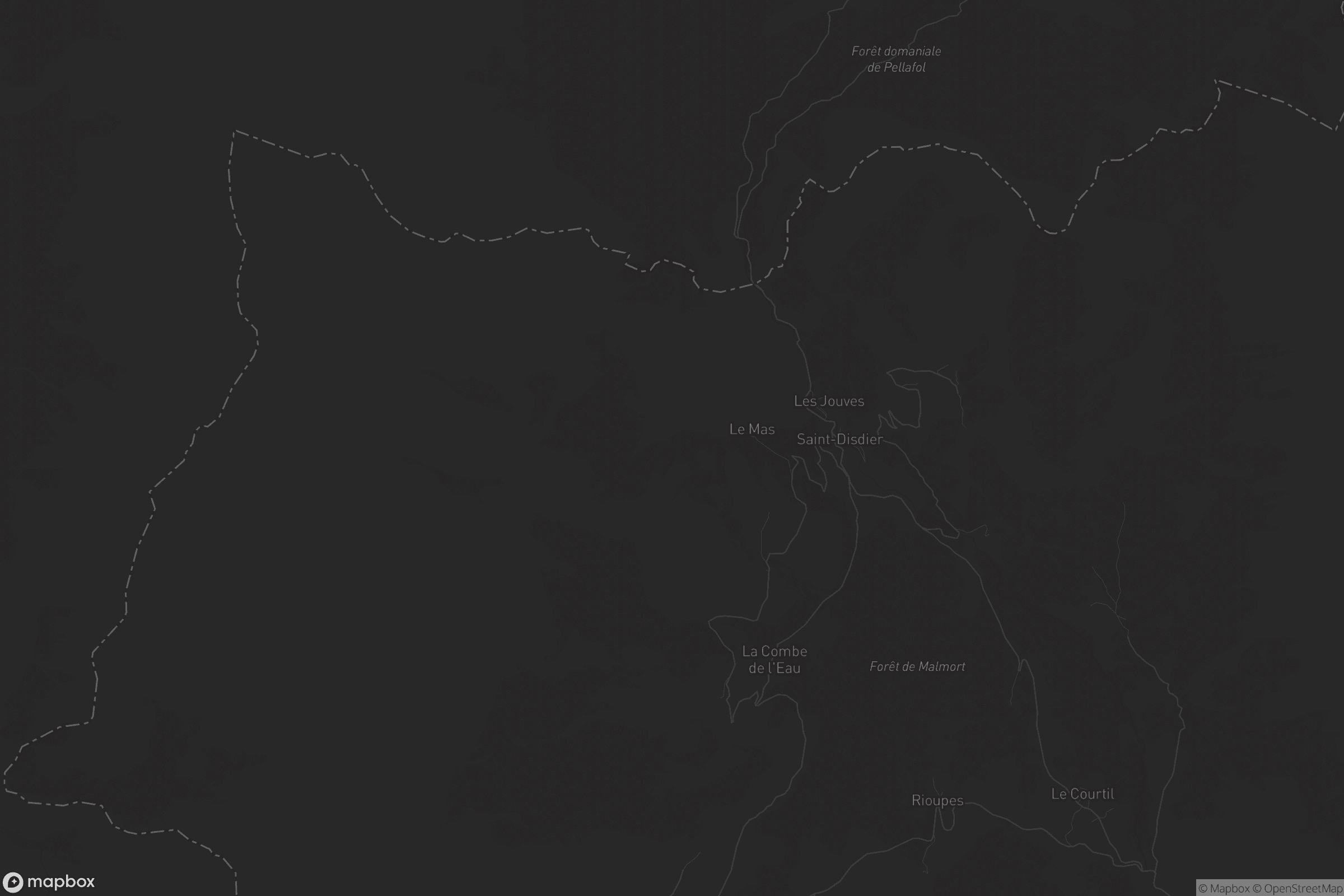 Carte de Saint-Disdier