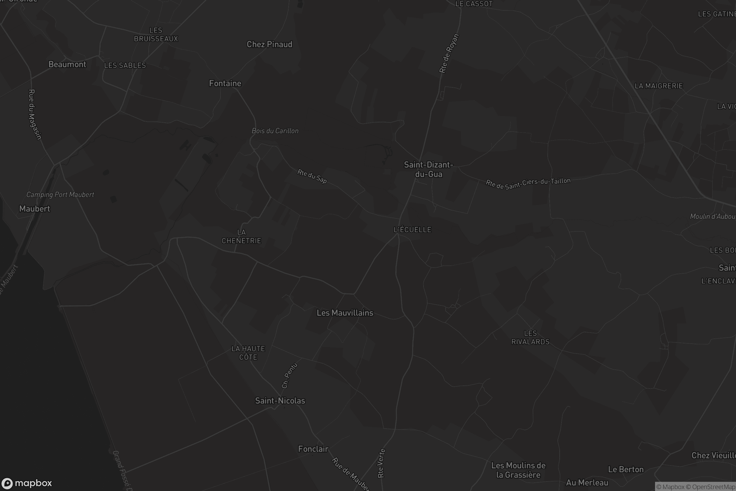 Carte de Saint-Dizant-du-Gua