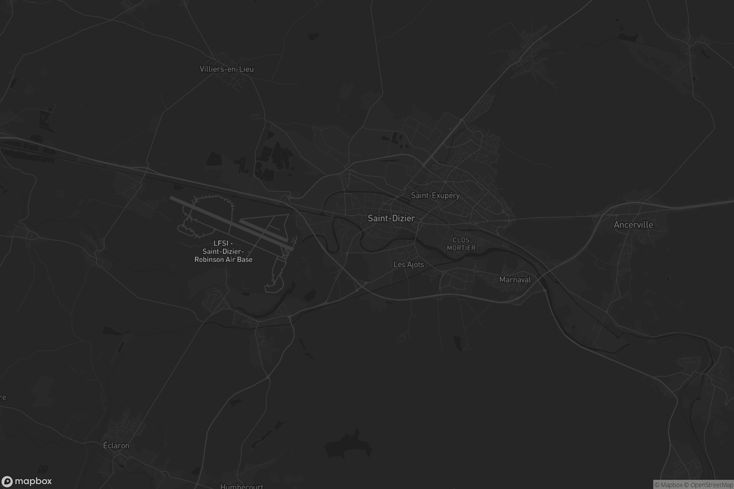 Carte de Saint-Dizier