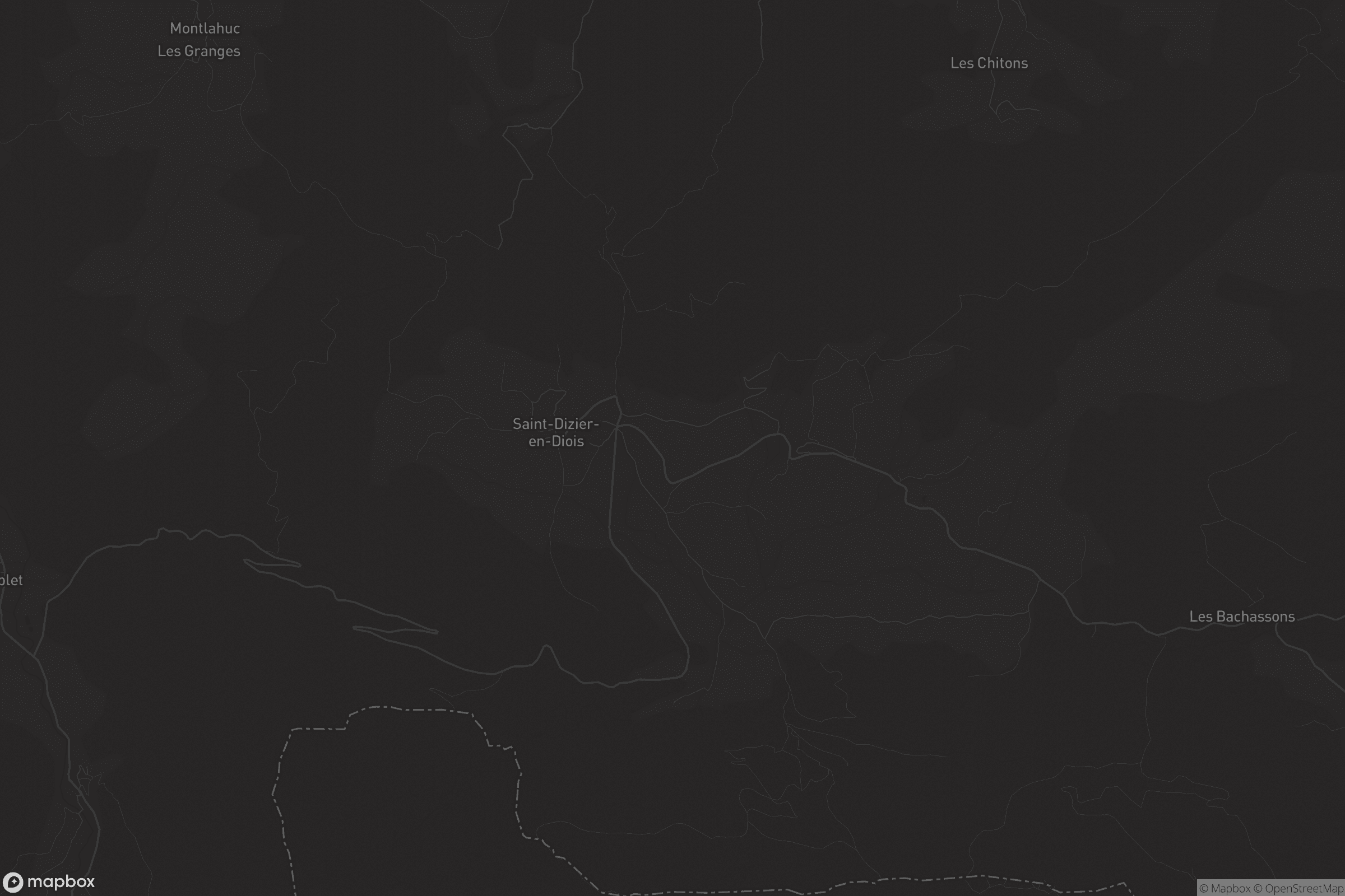 Carte de Saint-Dizier-en-Diois
