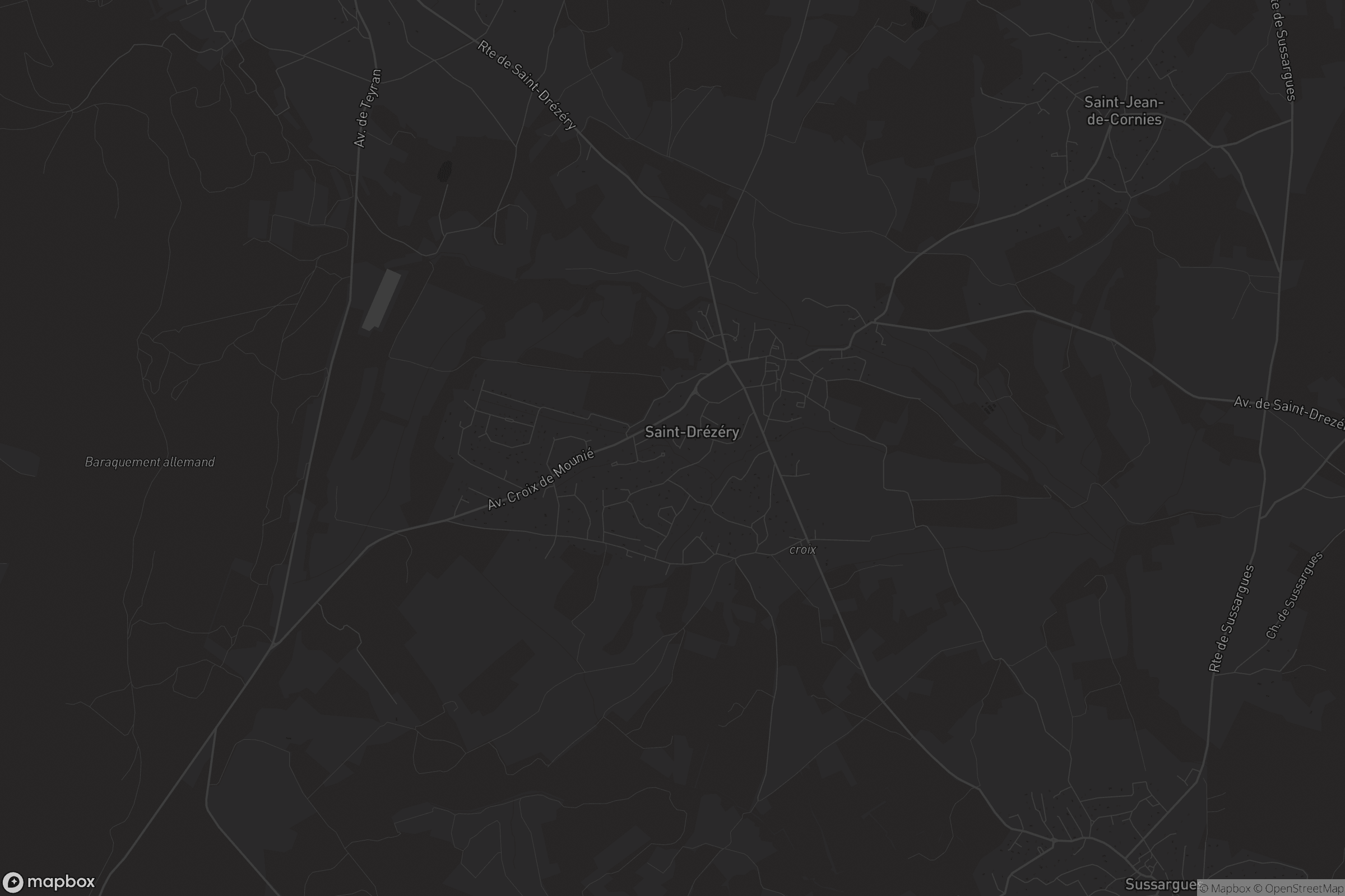 Carte de Saint-Drézéry