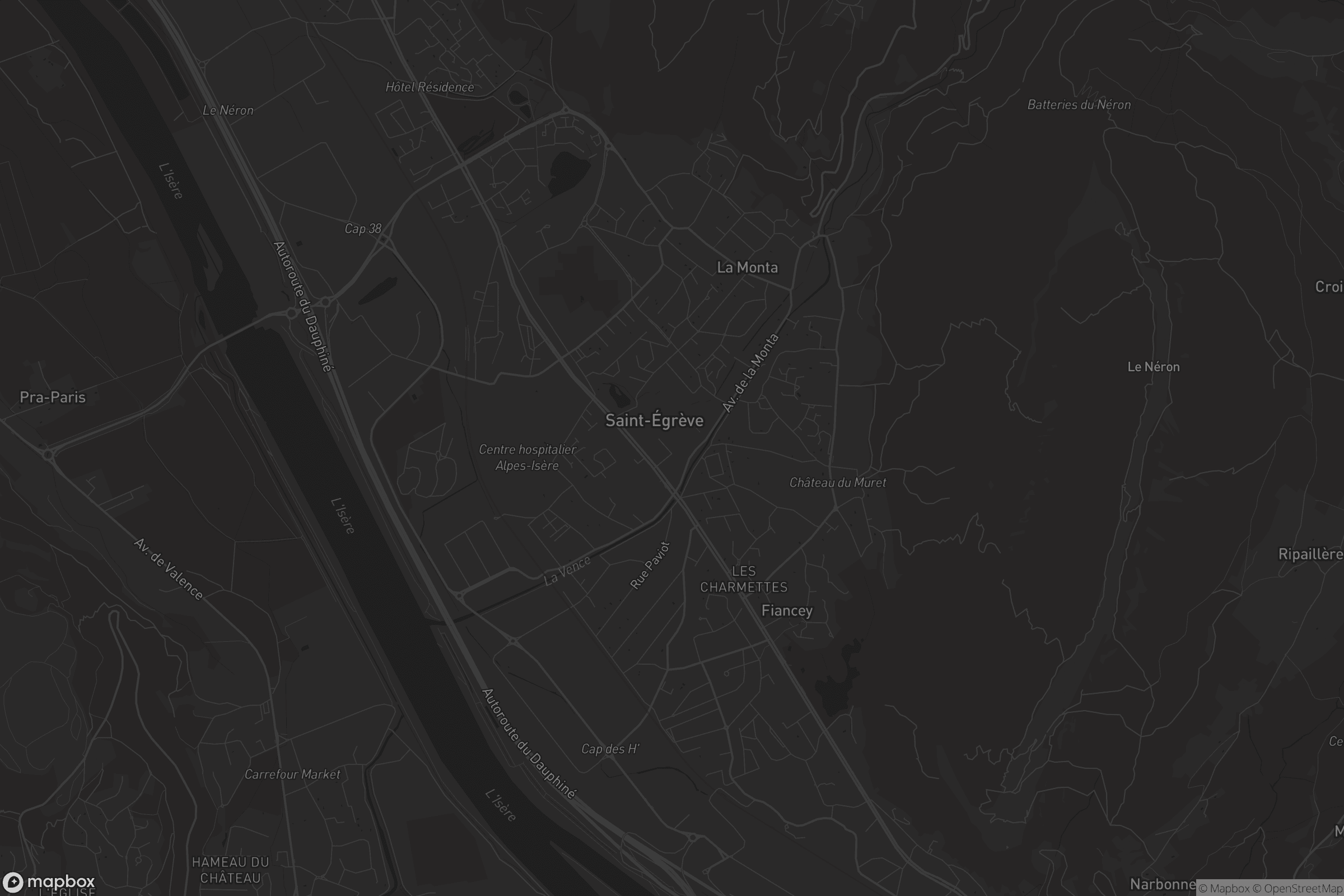 Carte de Saint-Égrève