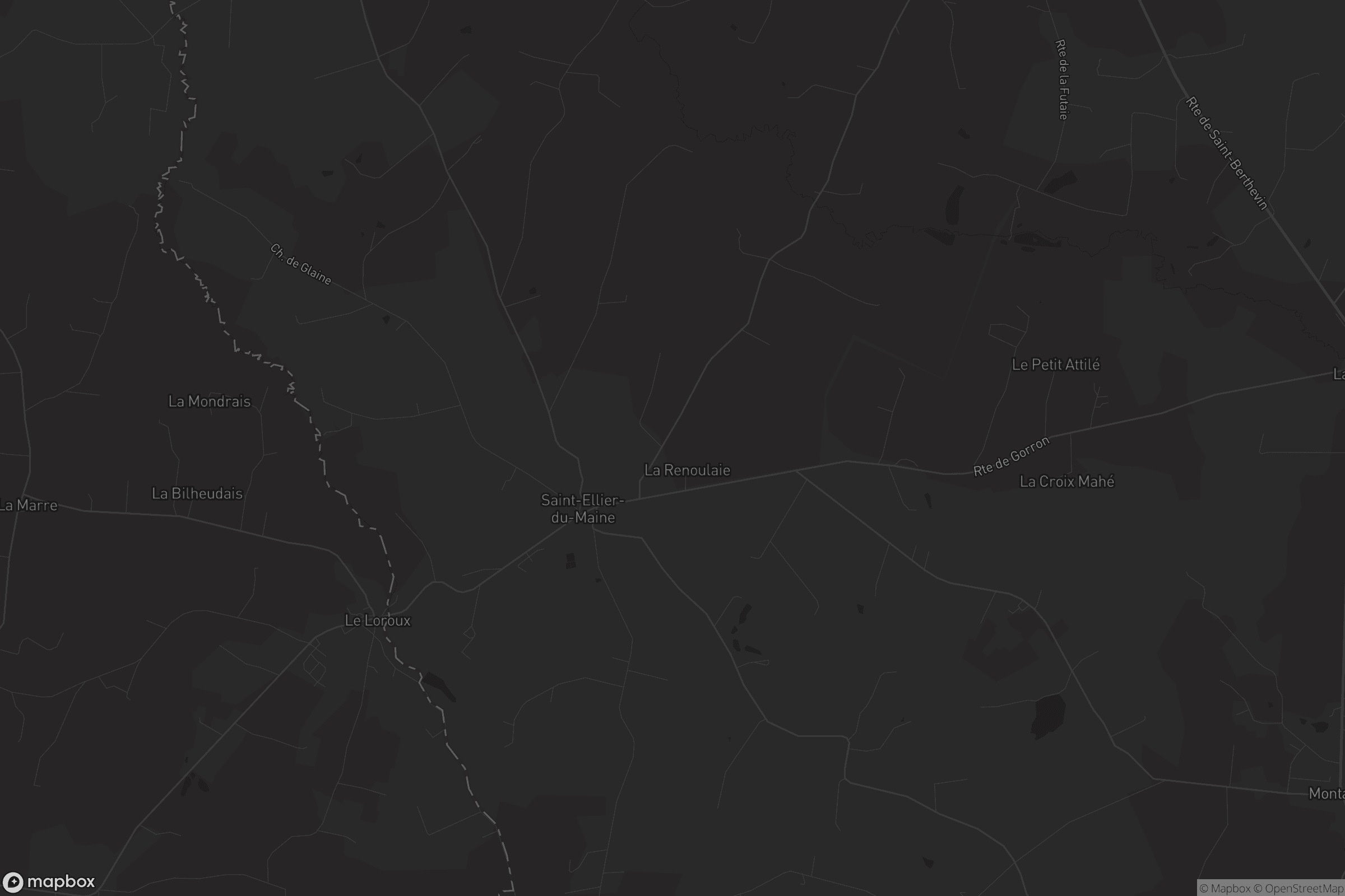 Carte de Saint-Ellier-du-Maine