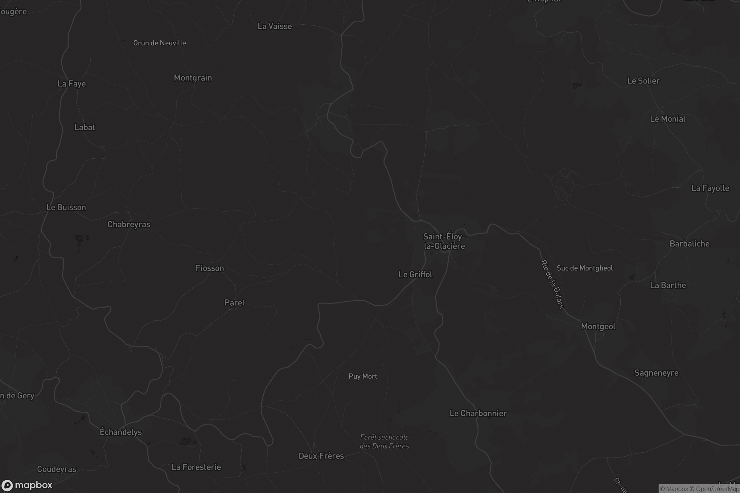 Carte de Saint-Éloy-la-Glacière