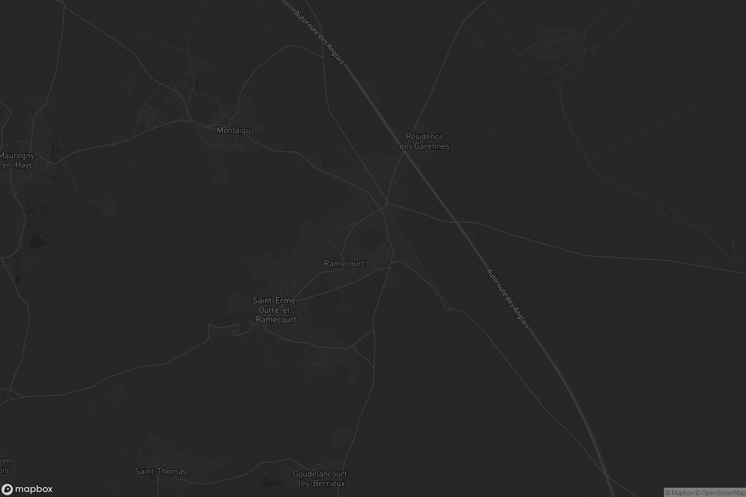 Carte de Saint-Erme-Outre-et-Ramecourt