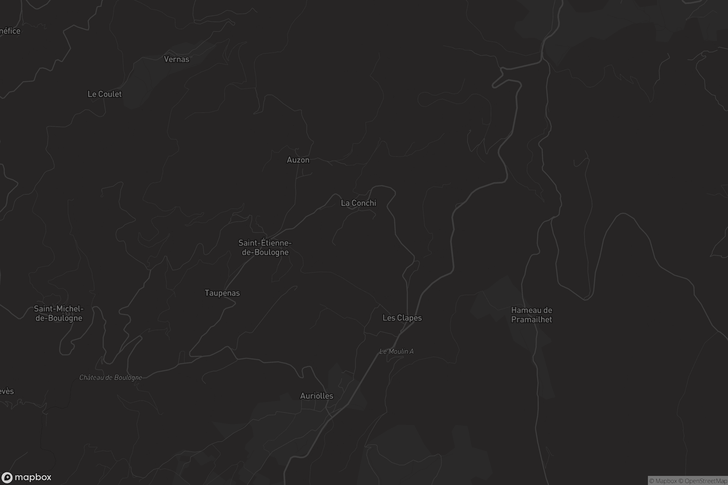 Carte de Saint-Étienne-de-Boulogne