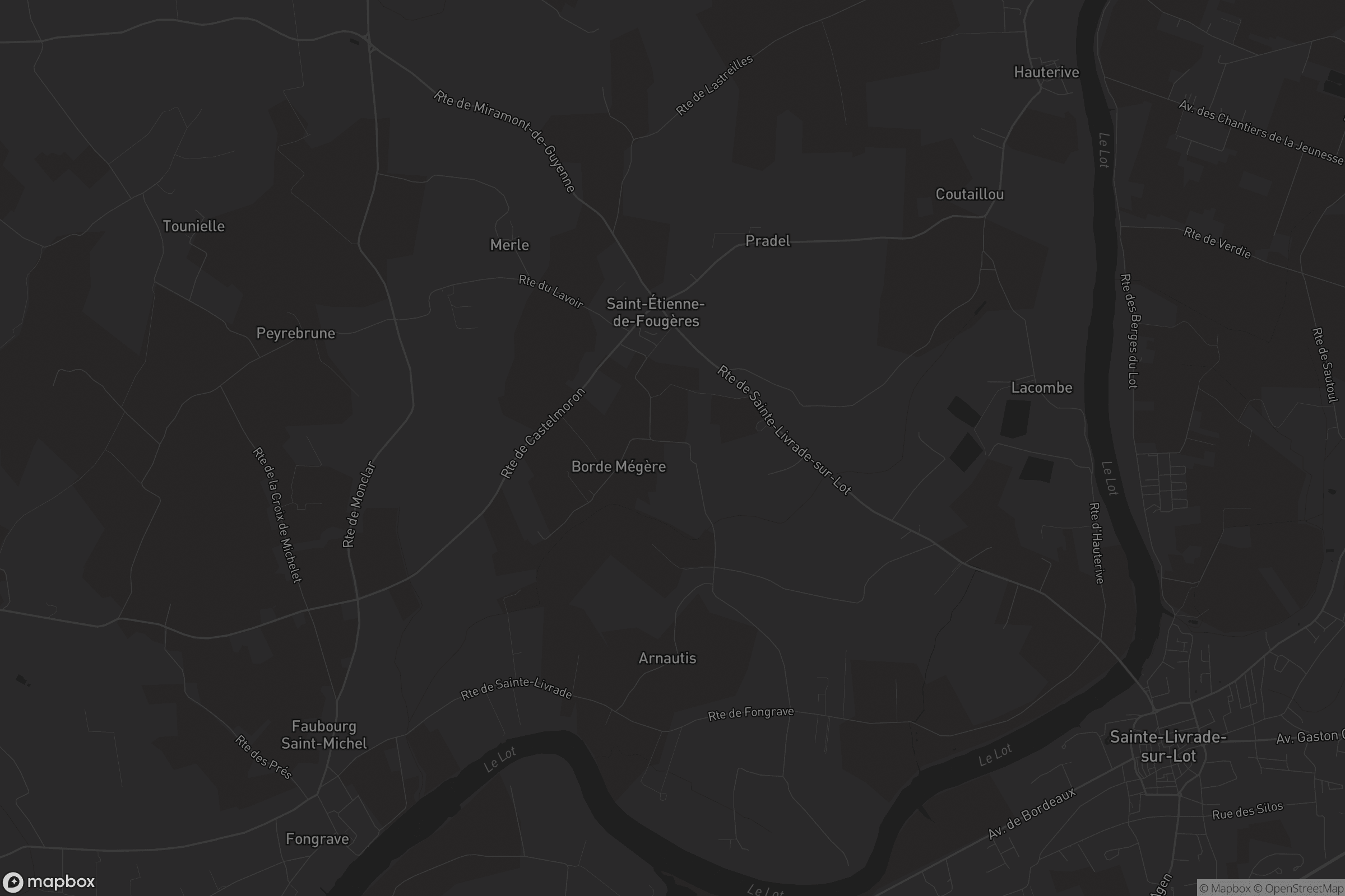 Carte de Saint-Étienne-de-Fougères