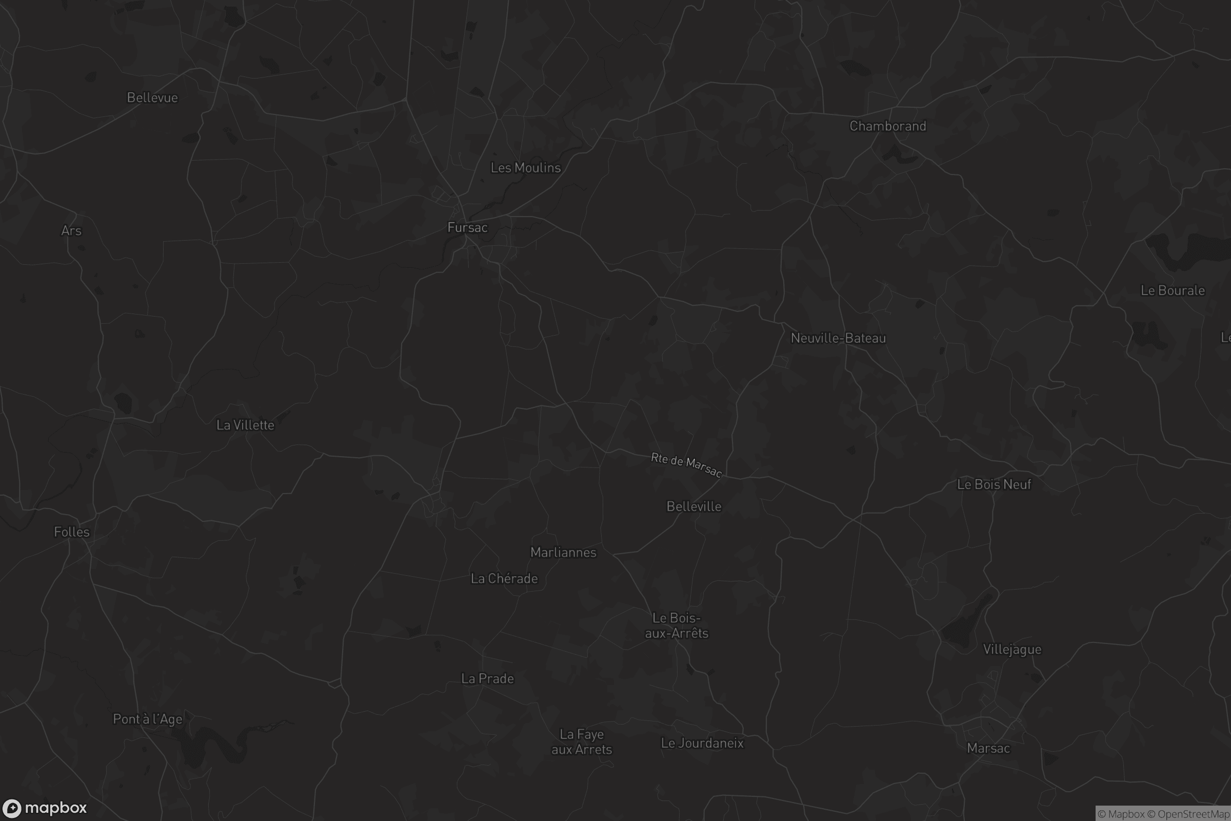 Carte de Saint-Étienne-de-Fursac