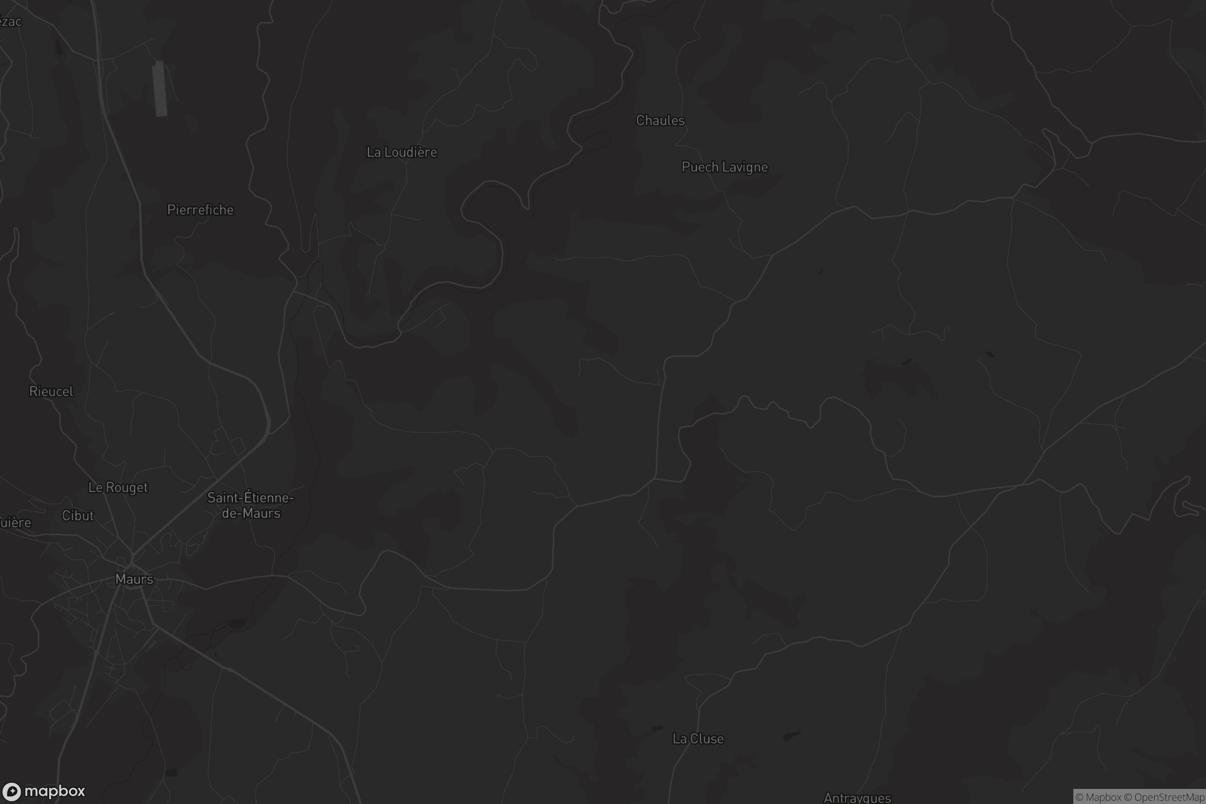 Carte de Saint-Étienne-de-Maurs