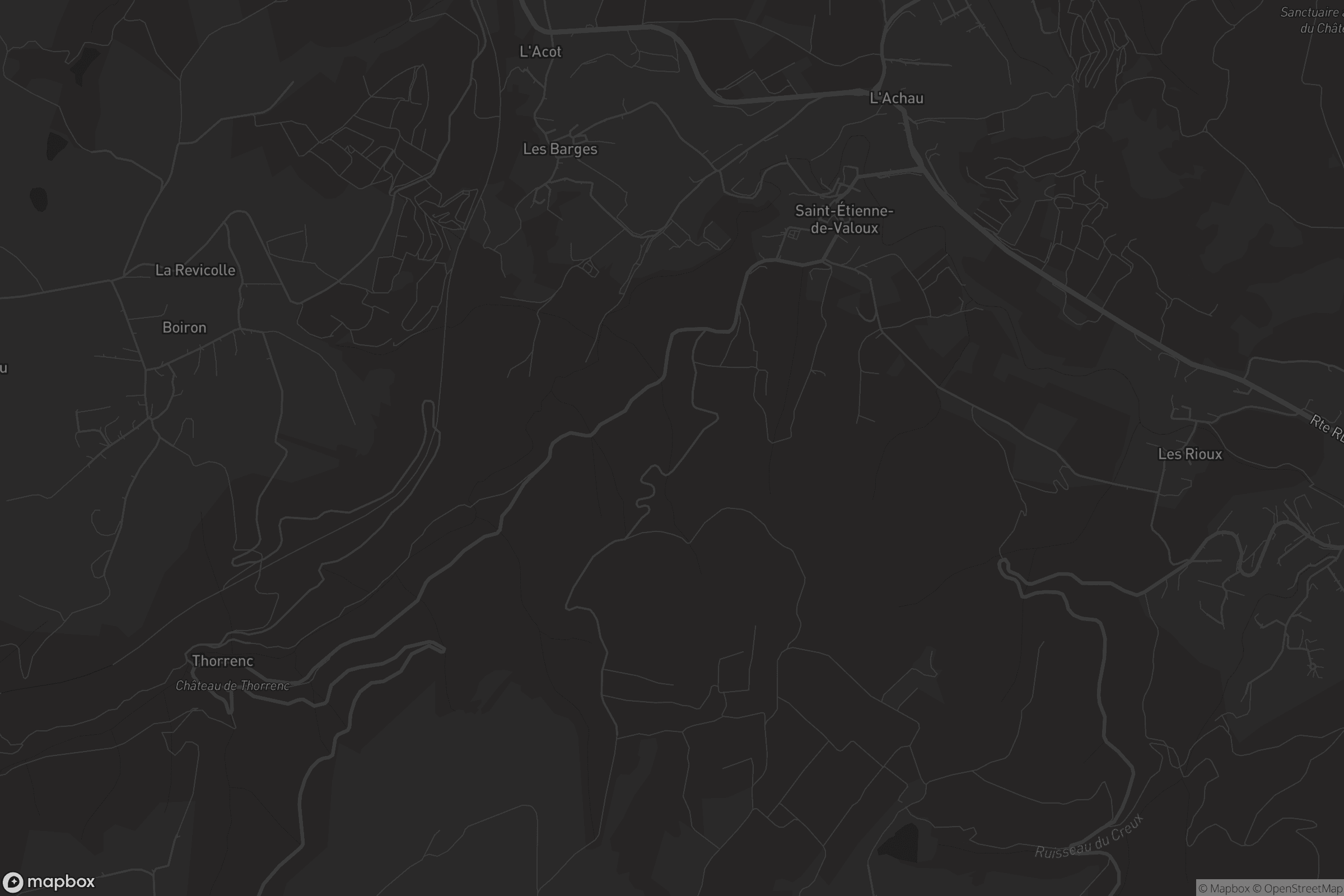 Carte de Saint-Étienne-de-Valoux