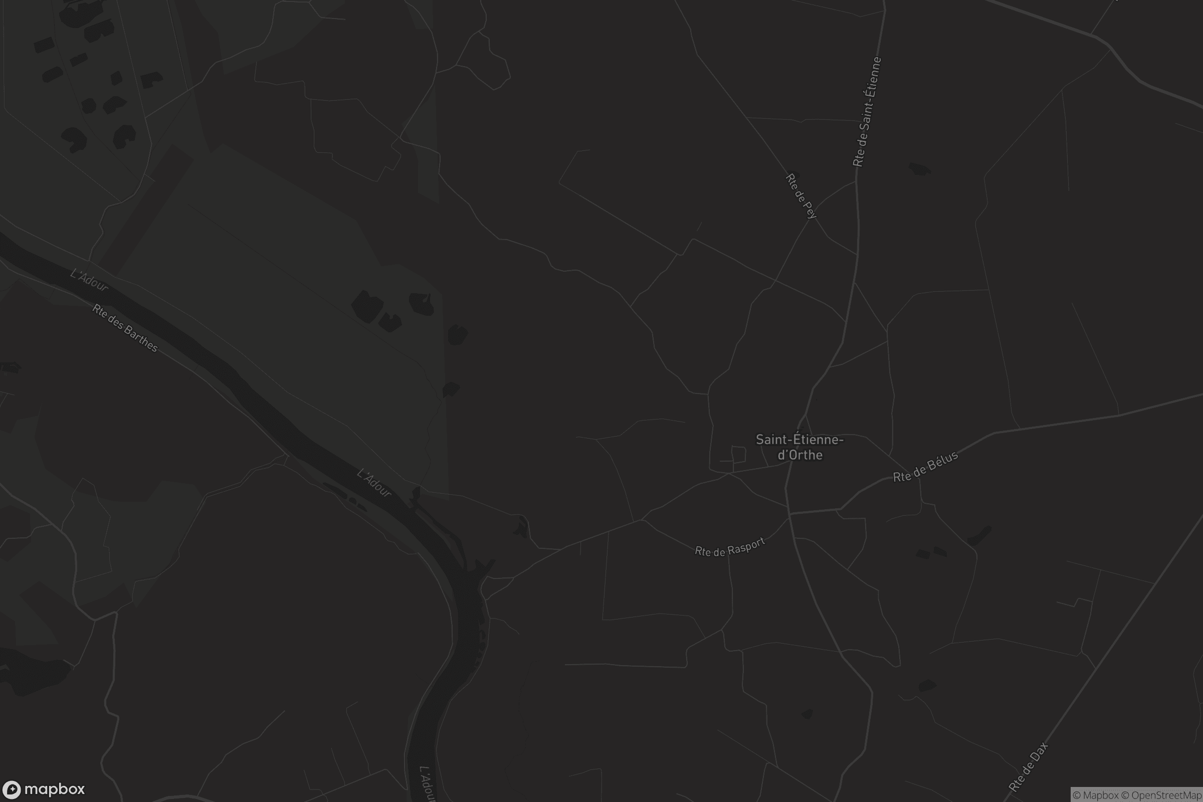 Carte de Saint-Étienne-d'Orthe