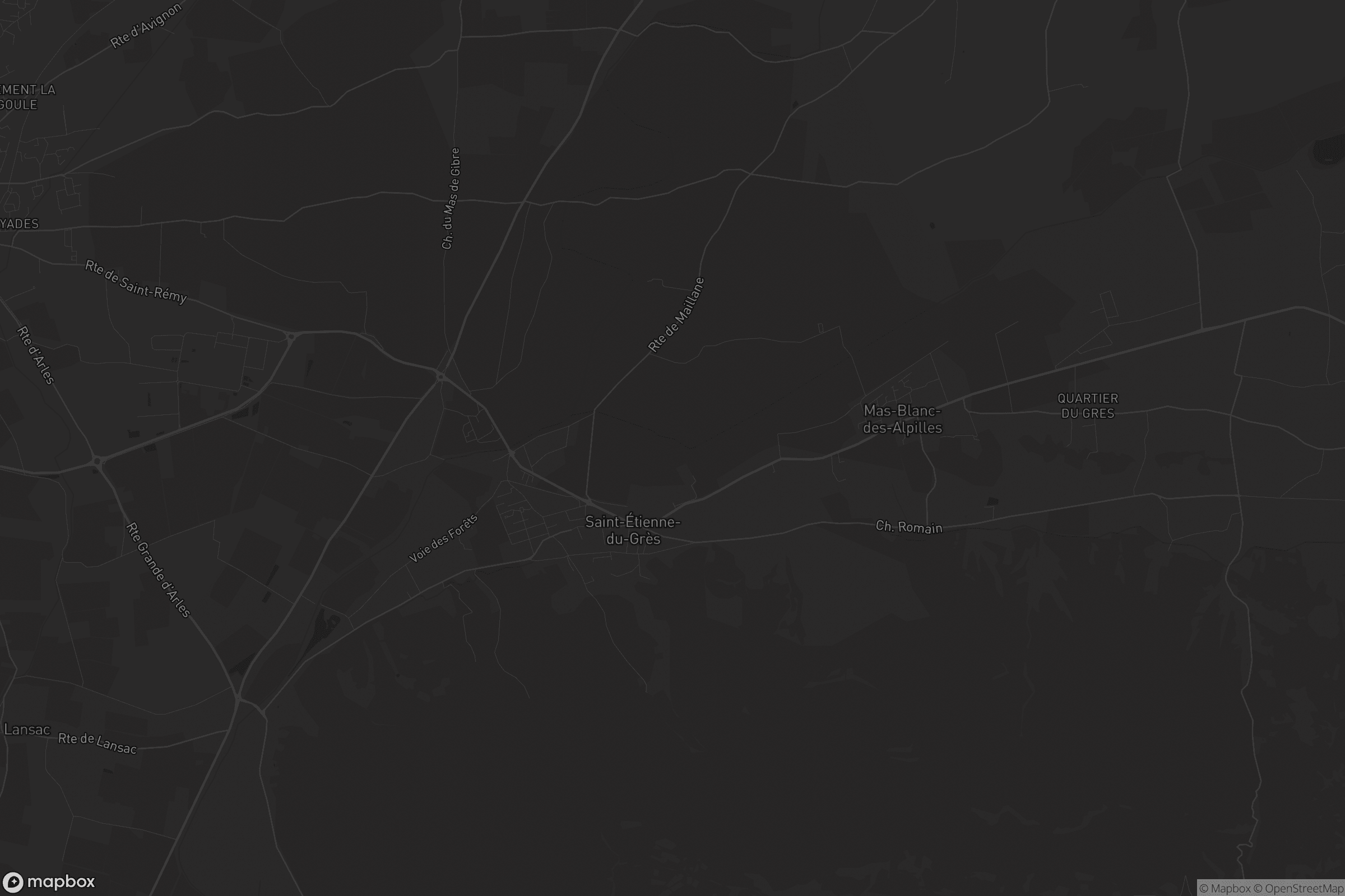 Carte de Saint-Étienne-du-Grès