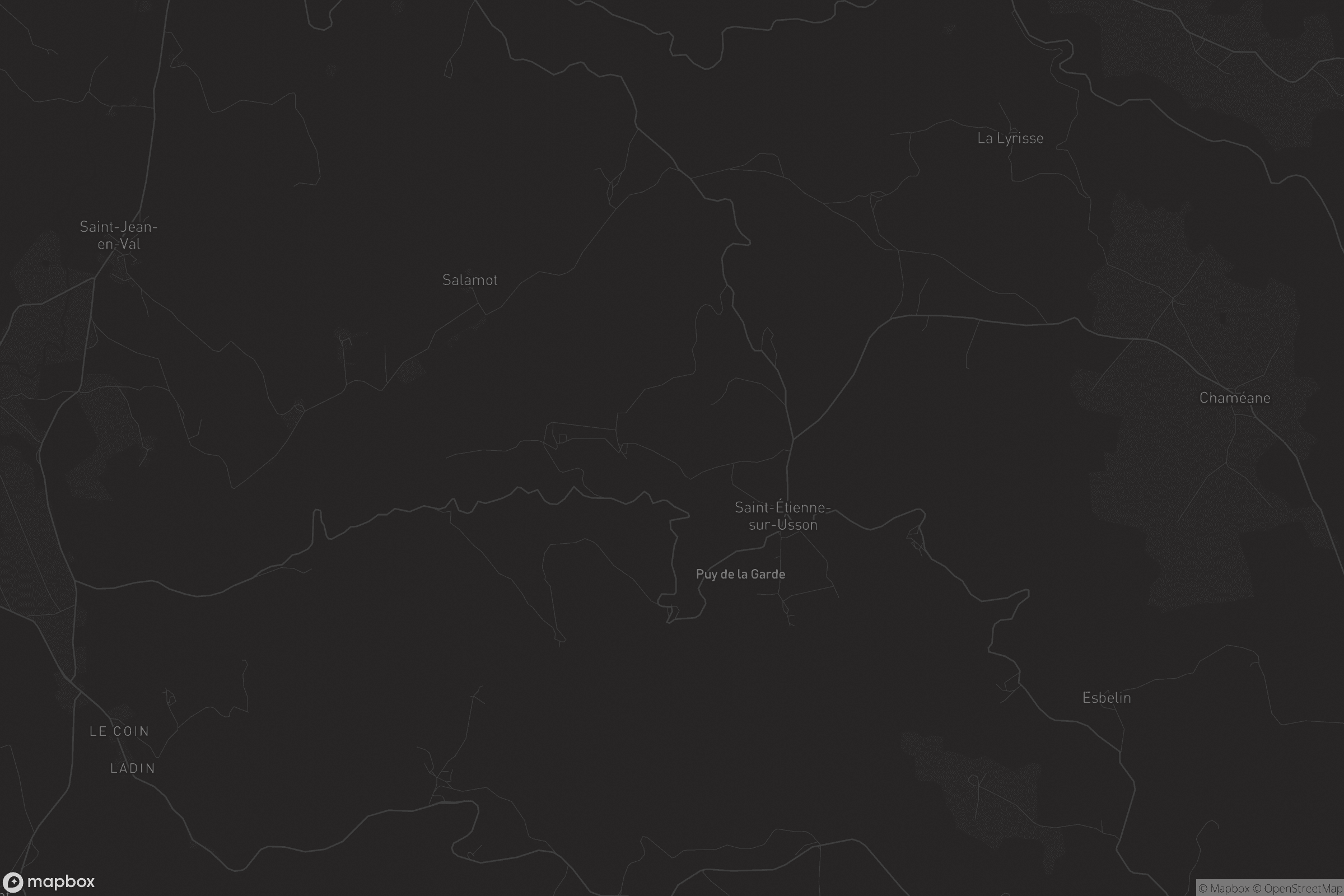 Carte de Saint-Étienne-sur-Usson