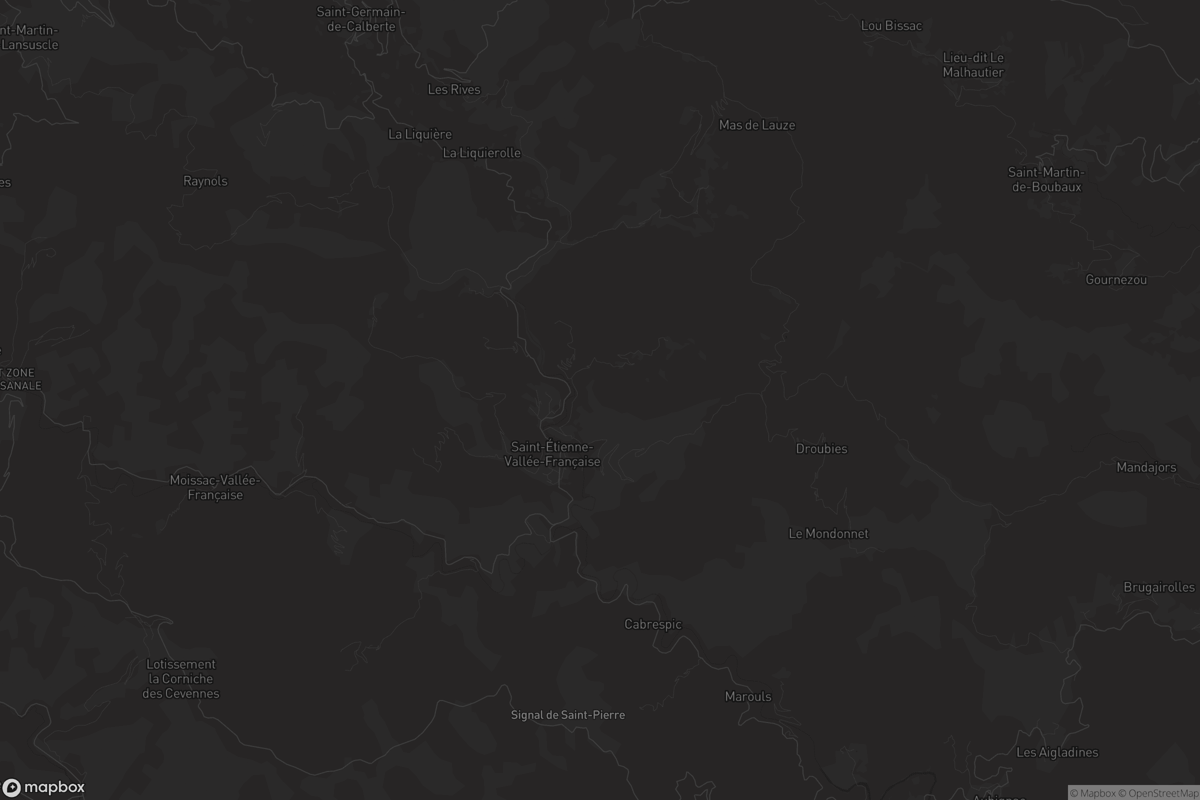 Carte de Saint-Étienne-Vallée-Française