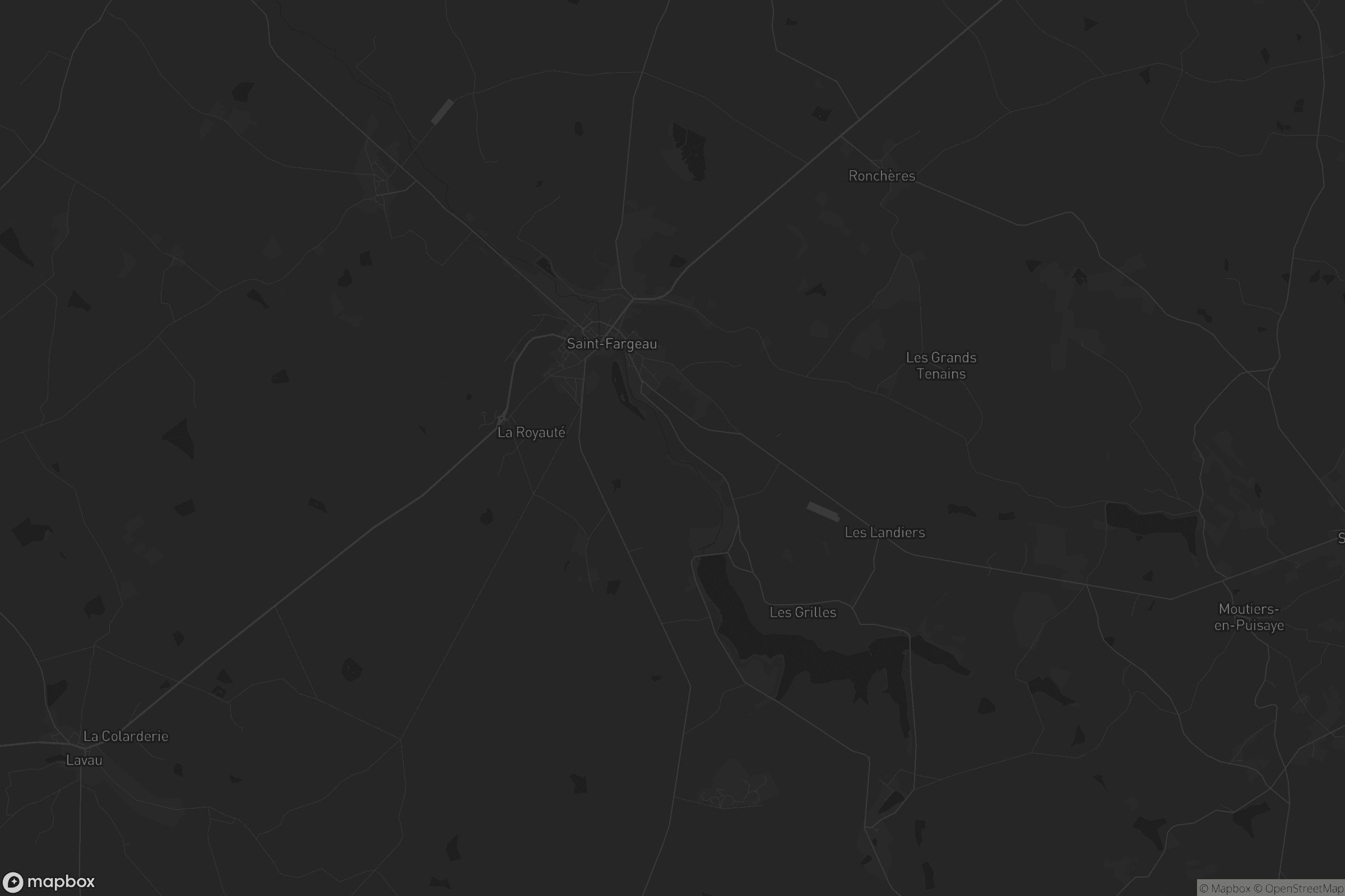 Carte de Saint-Fargeau