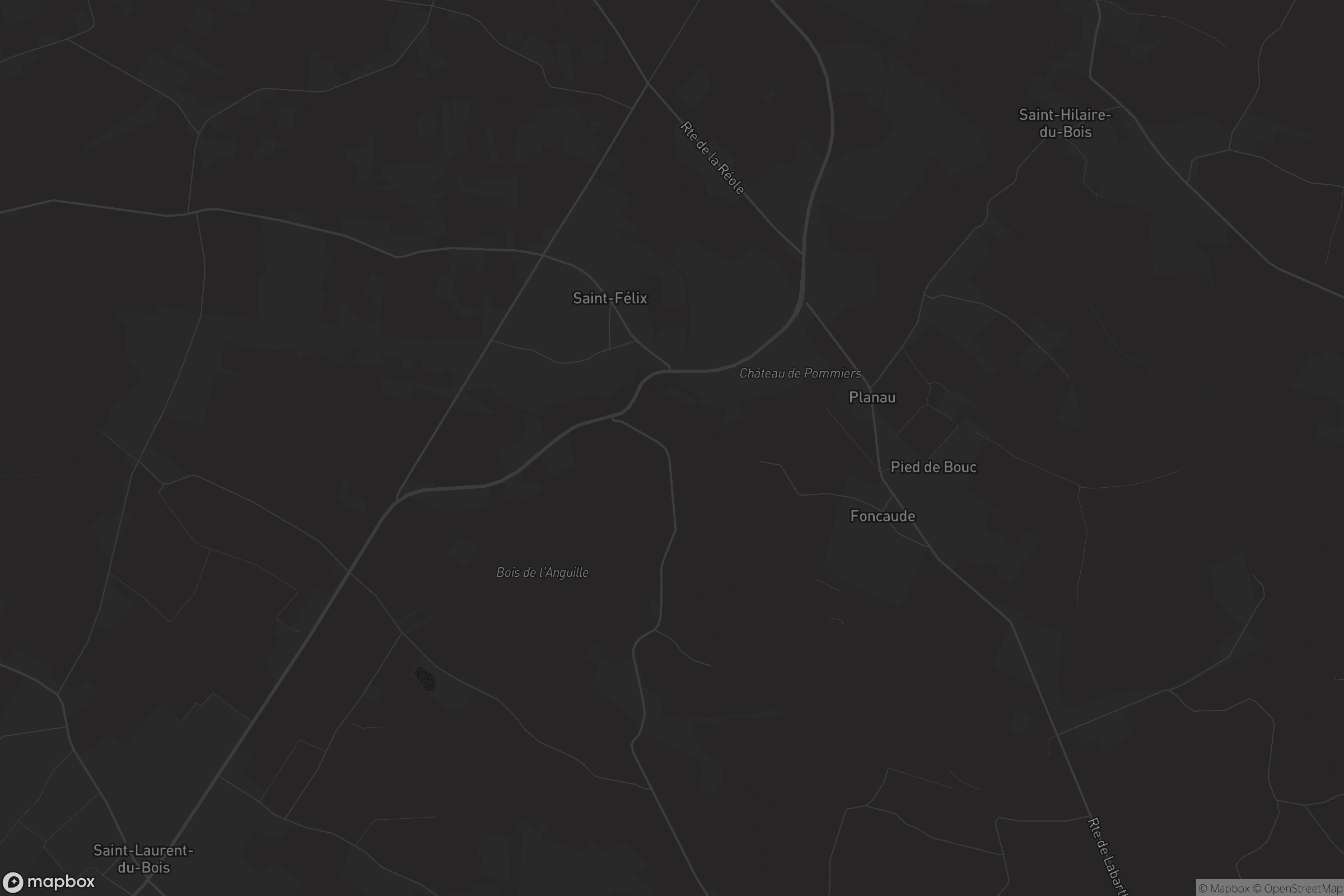 Carte de Saint-Félix-de-Foncaude